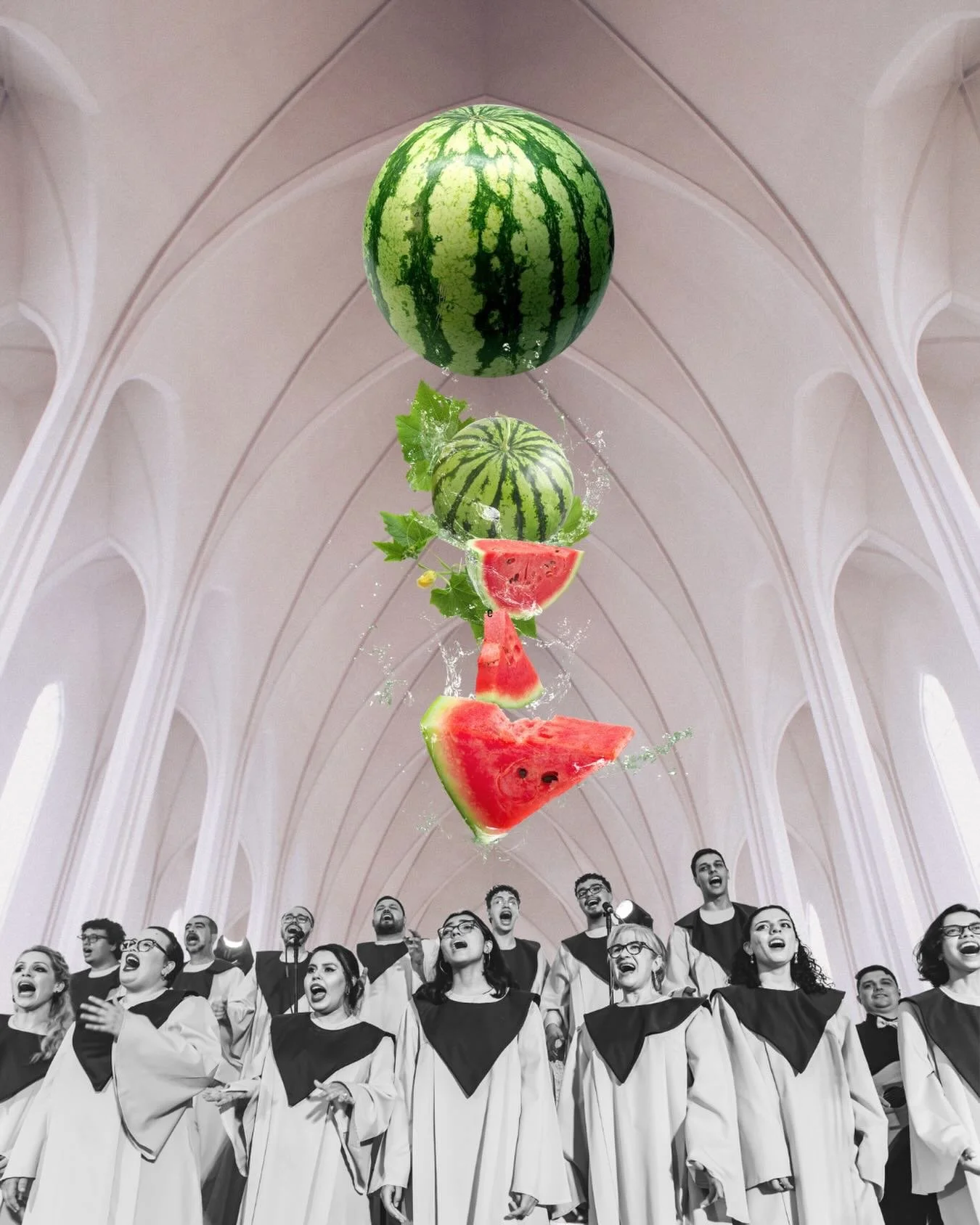 When I was in middle school choir, a friend leaned over and whispered, &ldquo;If you forget the words, just say watermelon over and over. It&rsquo;ll look like you&rsquo;re singing the right ones.&rdquo;

I&rsquo;ve never forgotten that.

Now wheneve