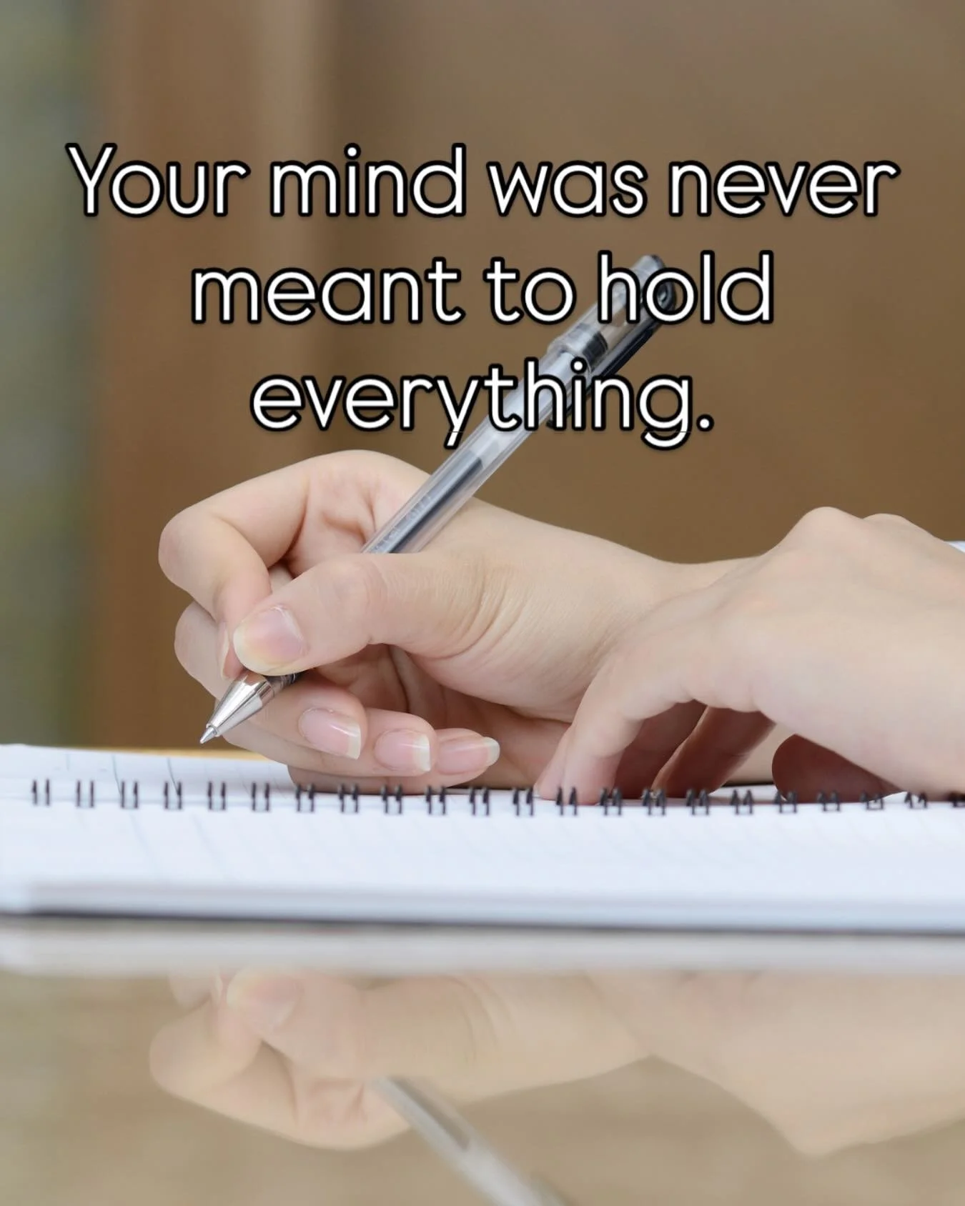 One of the simplest things you can do when your mind feels full is stop trying to hold everything in your head.

That&rsquo;s really what Busy Mind Reset is designed to help with.

There&rsquo;s no hacks to implement or complicated systems to learn.
