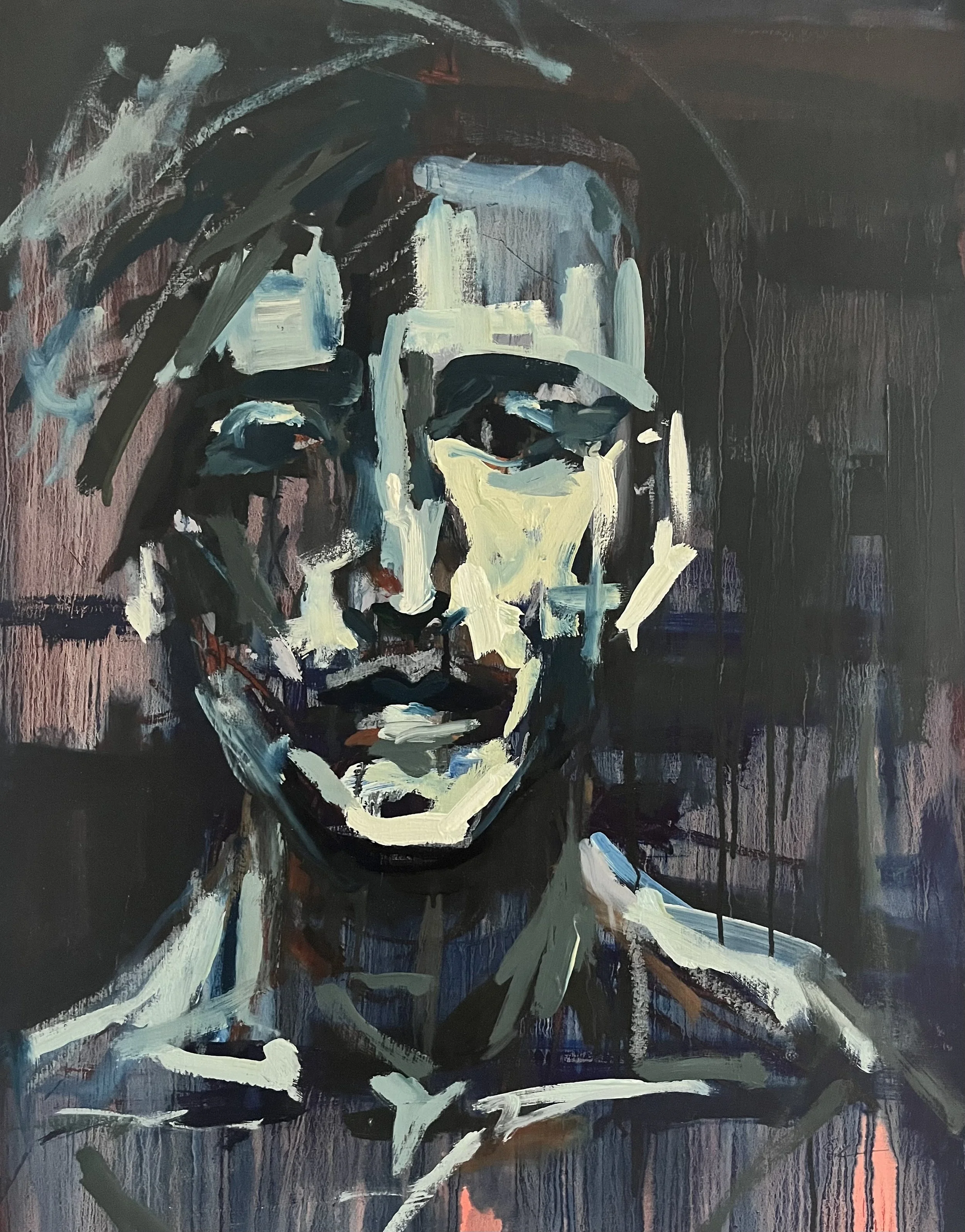 "Brandon", 2019, Oil on Lenox