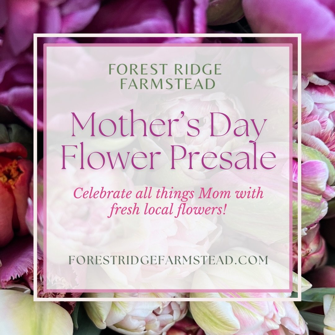 Okay team, this is not a drill!  We are back and brought a motherload of options for spreading the American-grown flower love this week.

Mother&rsquo;s Day preorders are live online, and we have teamed up with Ashley Miller from Three&rsquo;s Compan