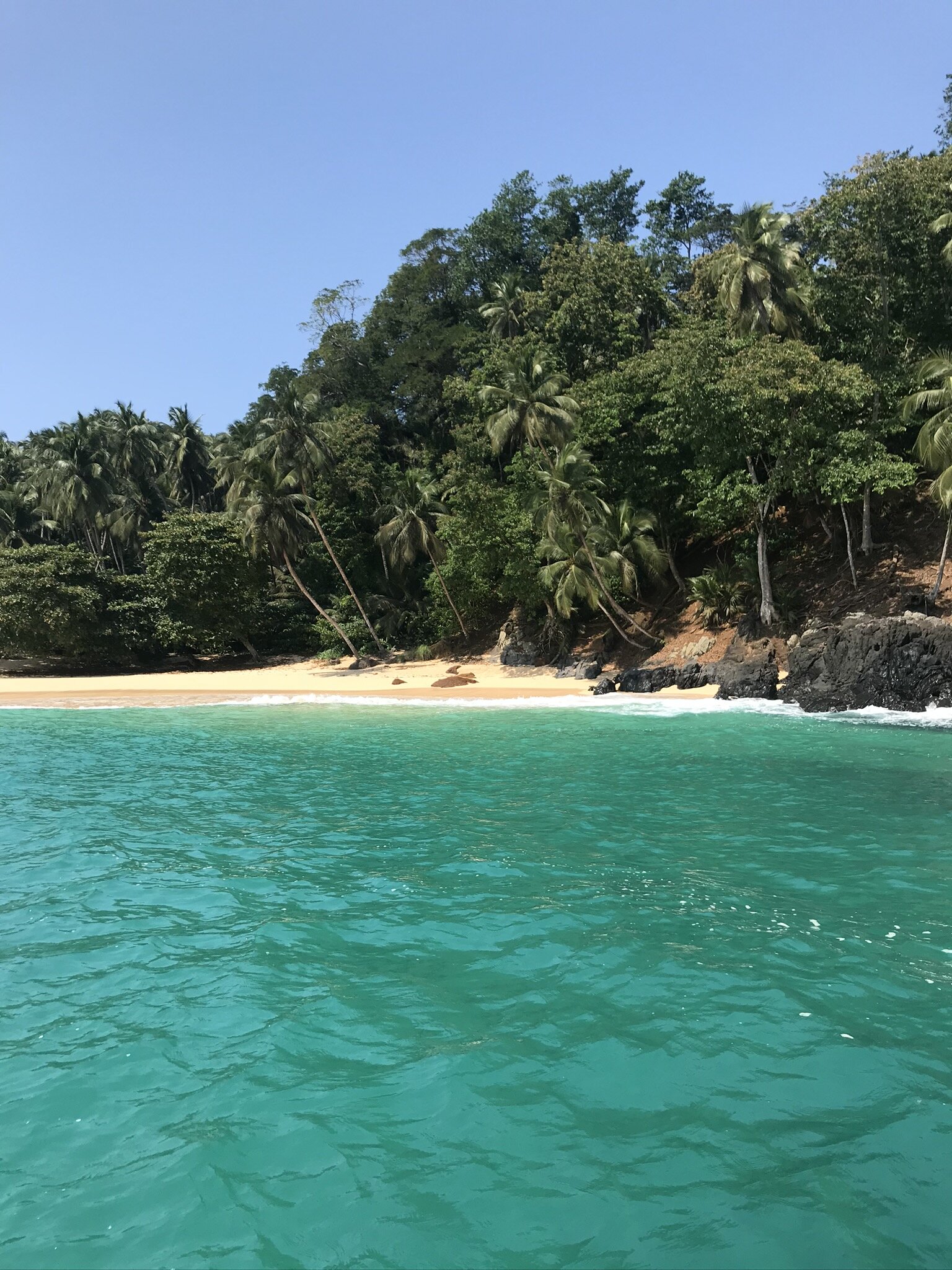 Praia Boi - a secluded beach off the beaten path.