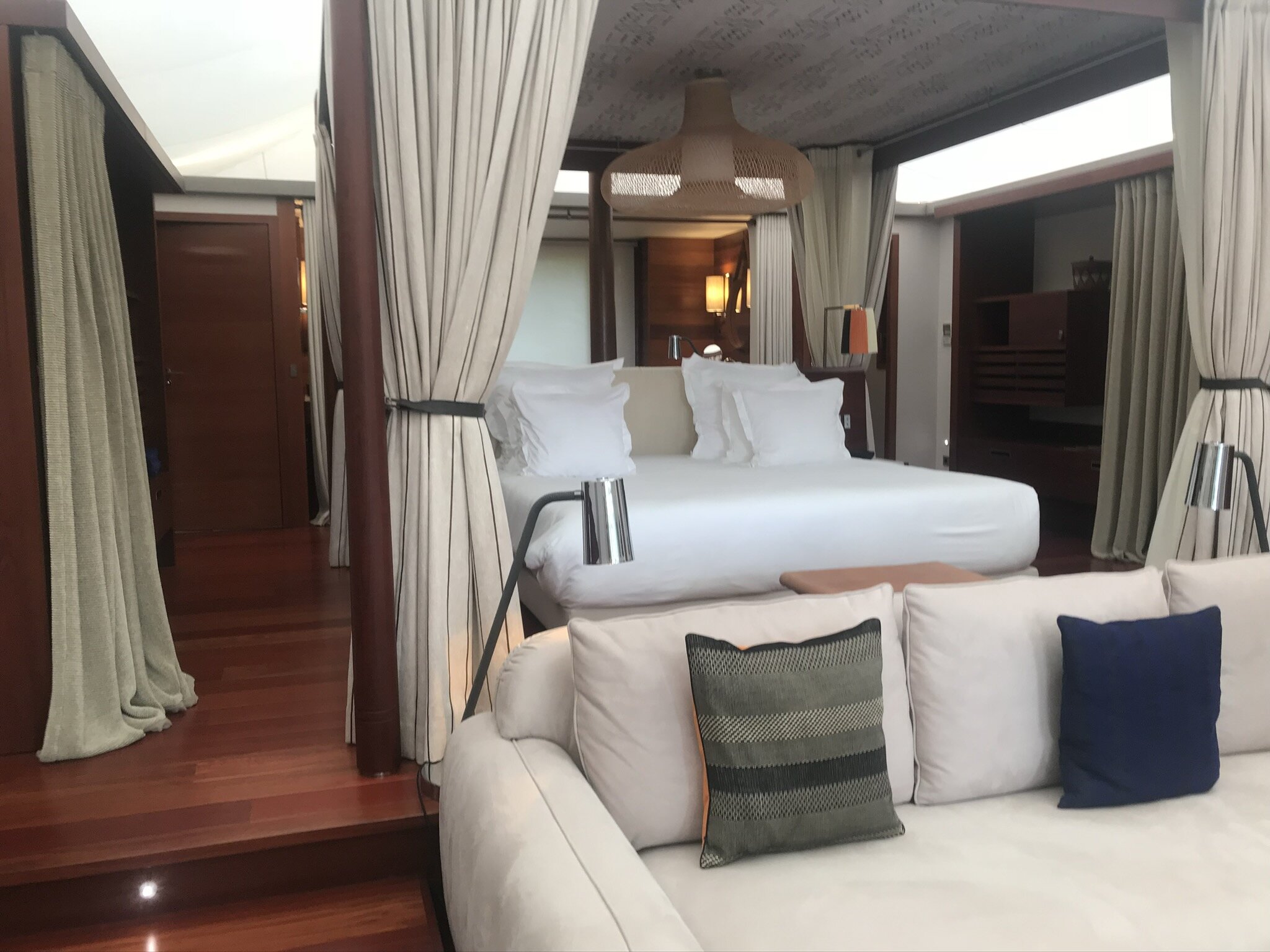 The rooms are rustic luxury at its best.
