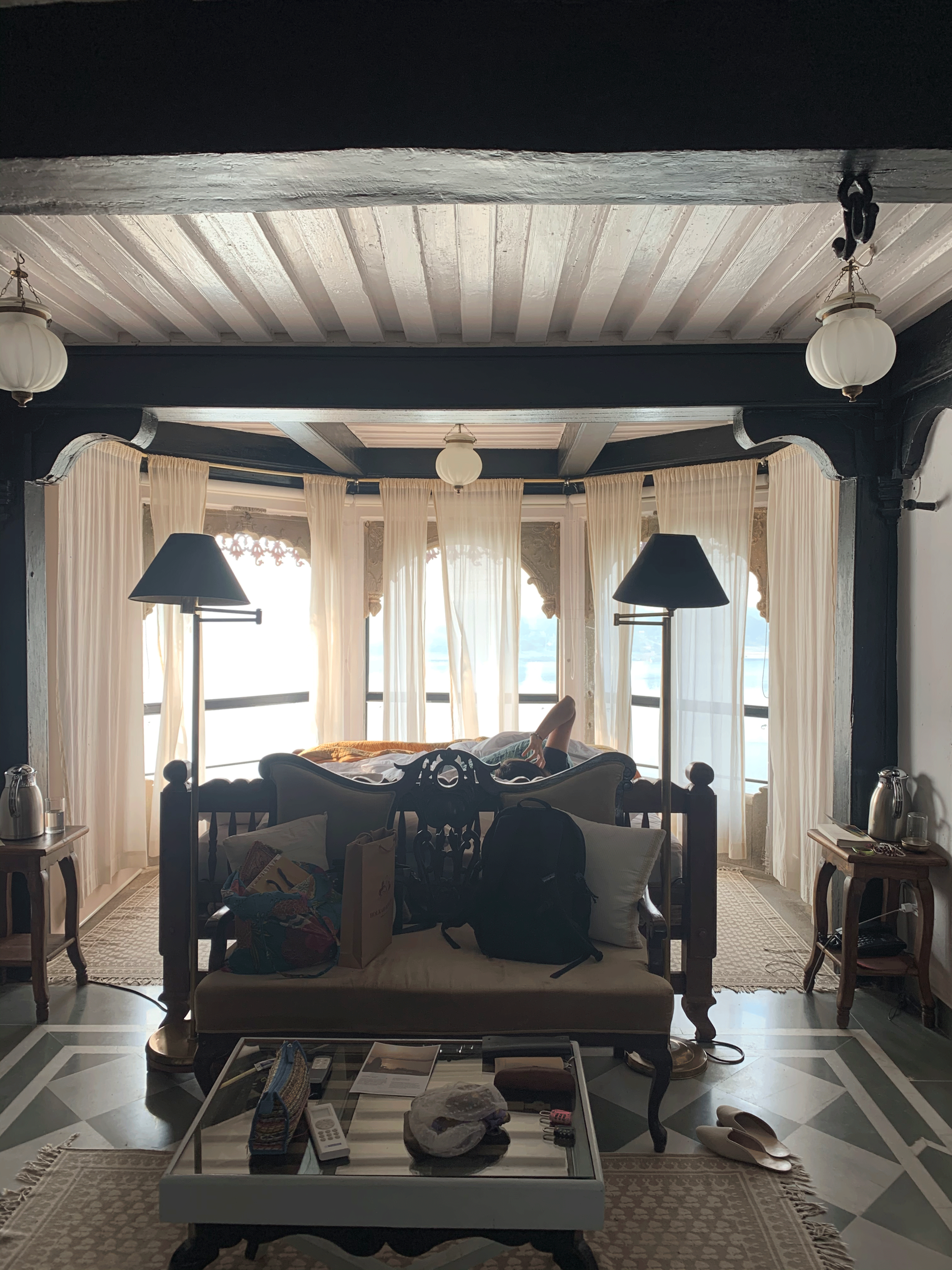A room at Ahilya Fort.