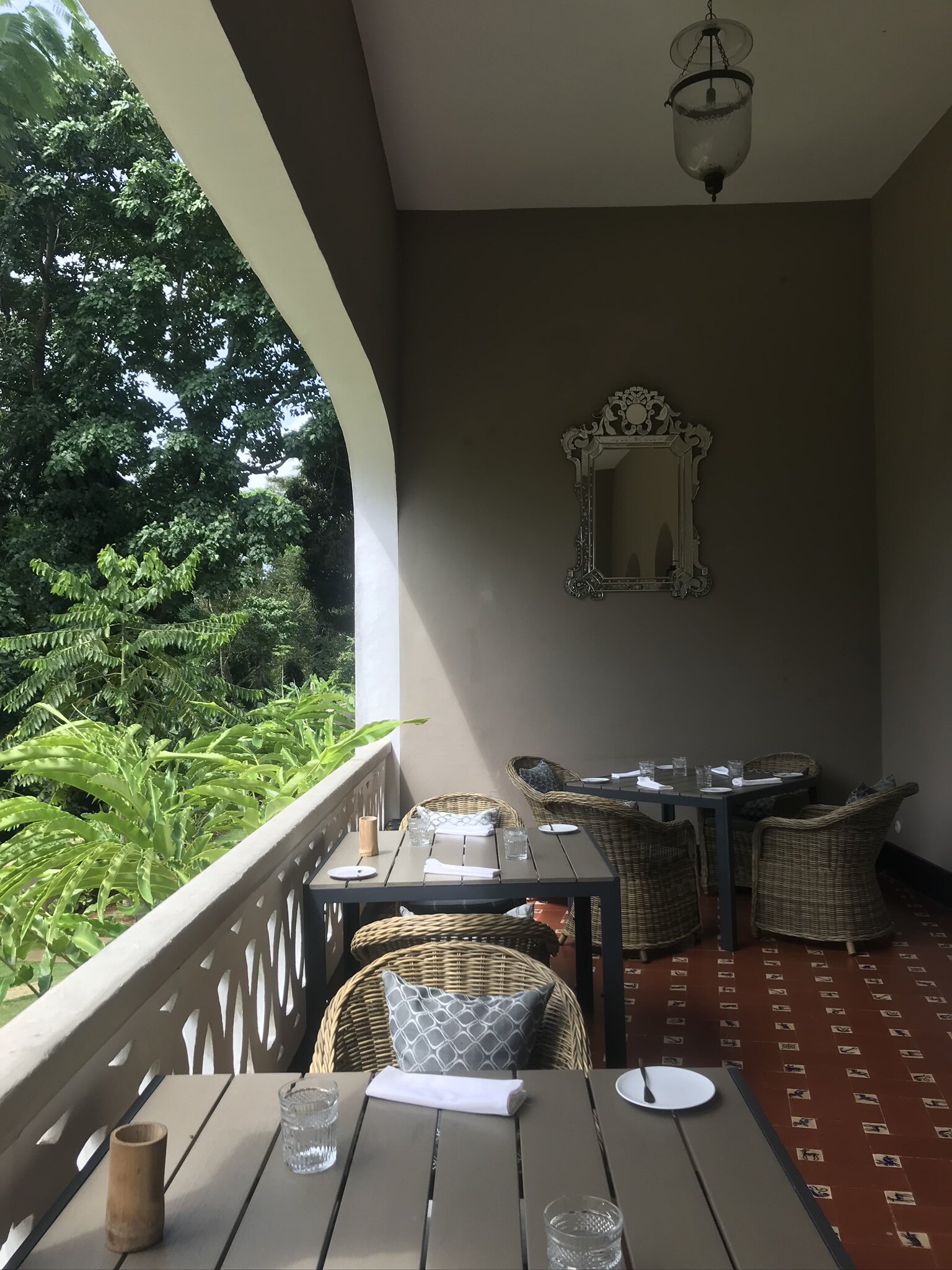 A terrace for your thoughts.