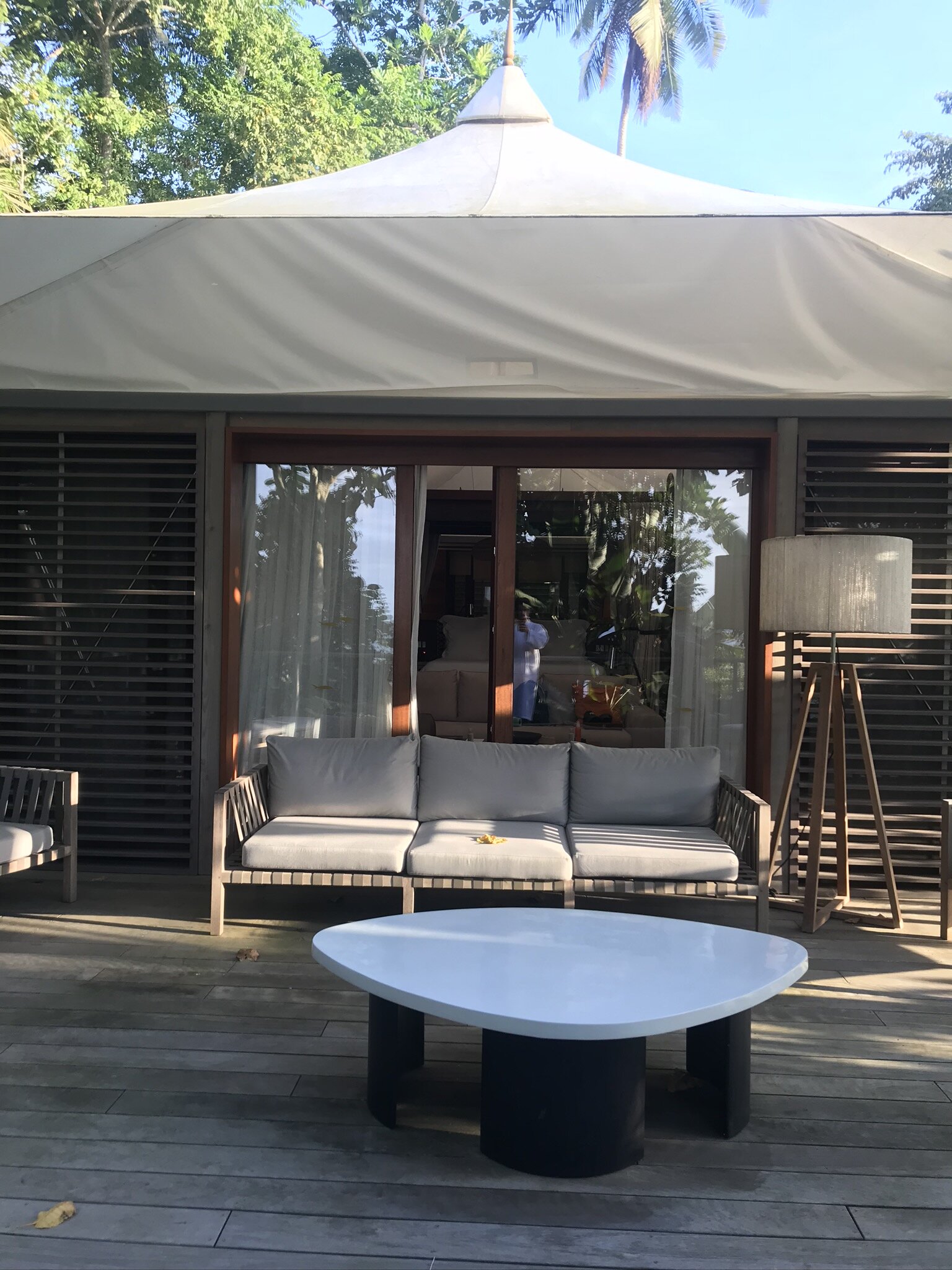 Luxury tents.