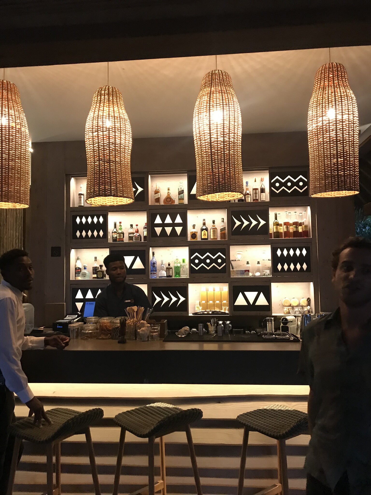 The bar serving all the vibes.