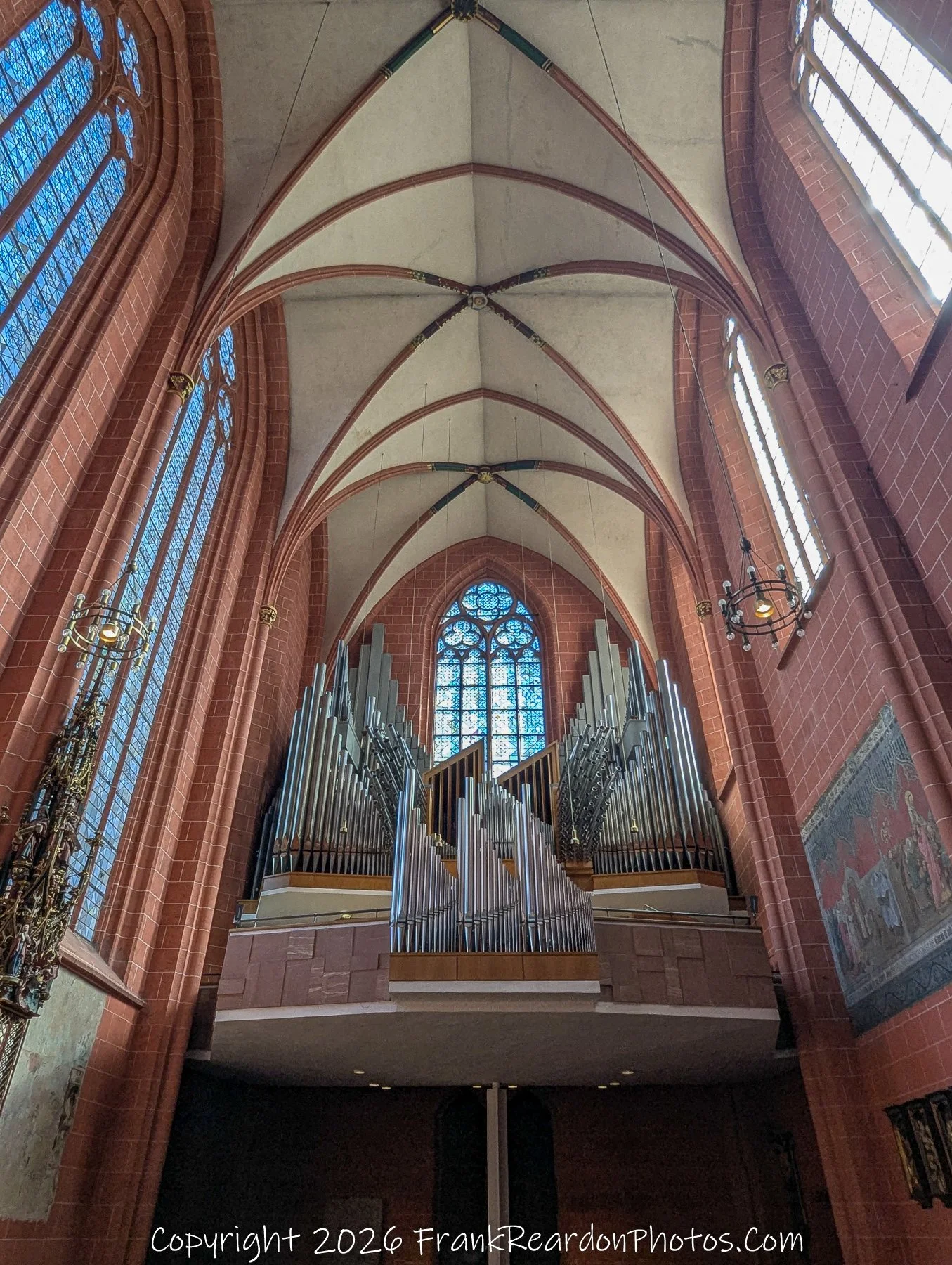 Pipe Organ and Stained Glass Window
“Harmony and Light – The Cathedral Organ”