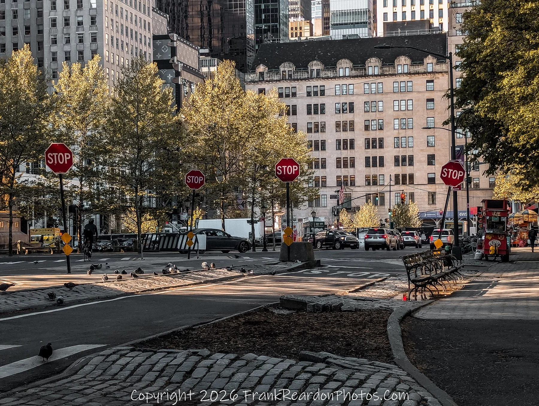 “Stops at the Circle: Geometry of the Street”