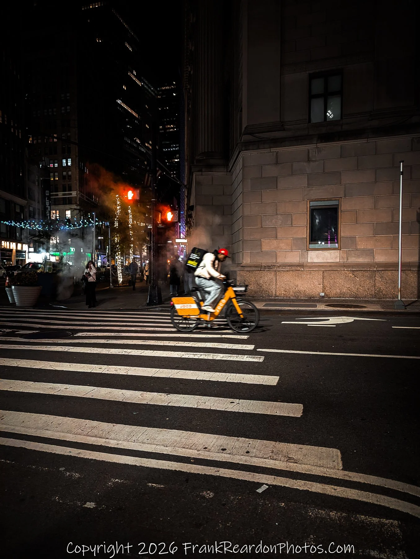 “Night Rider: Crossing in Motion”