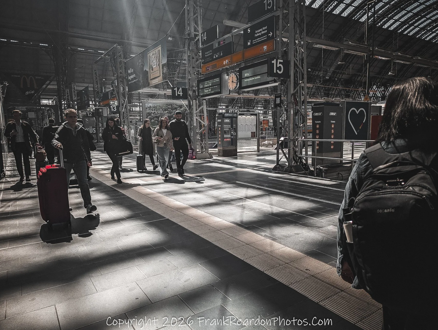 Busy Platform Scene with Travelers
“Crossing Paths – Frankfurt Station Life”