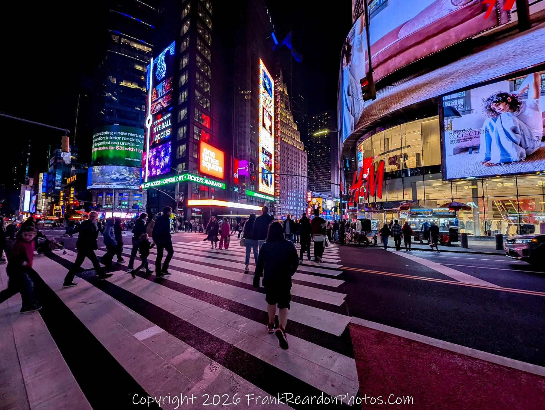 "Times Square Crosswalk: Neon Pulse”