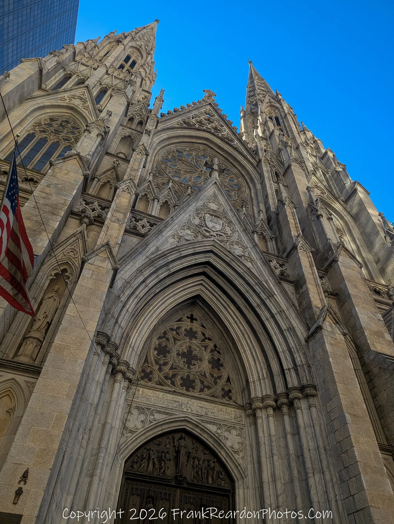 “Cathedral Facade: Faith and Sky”