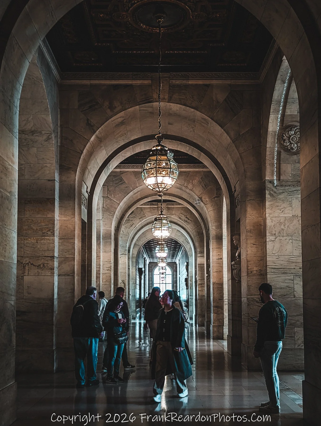 “Vaulted Corridor: Echoes of Movement”