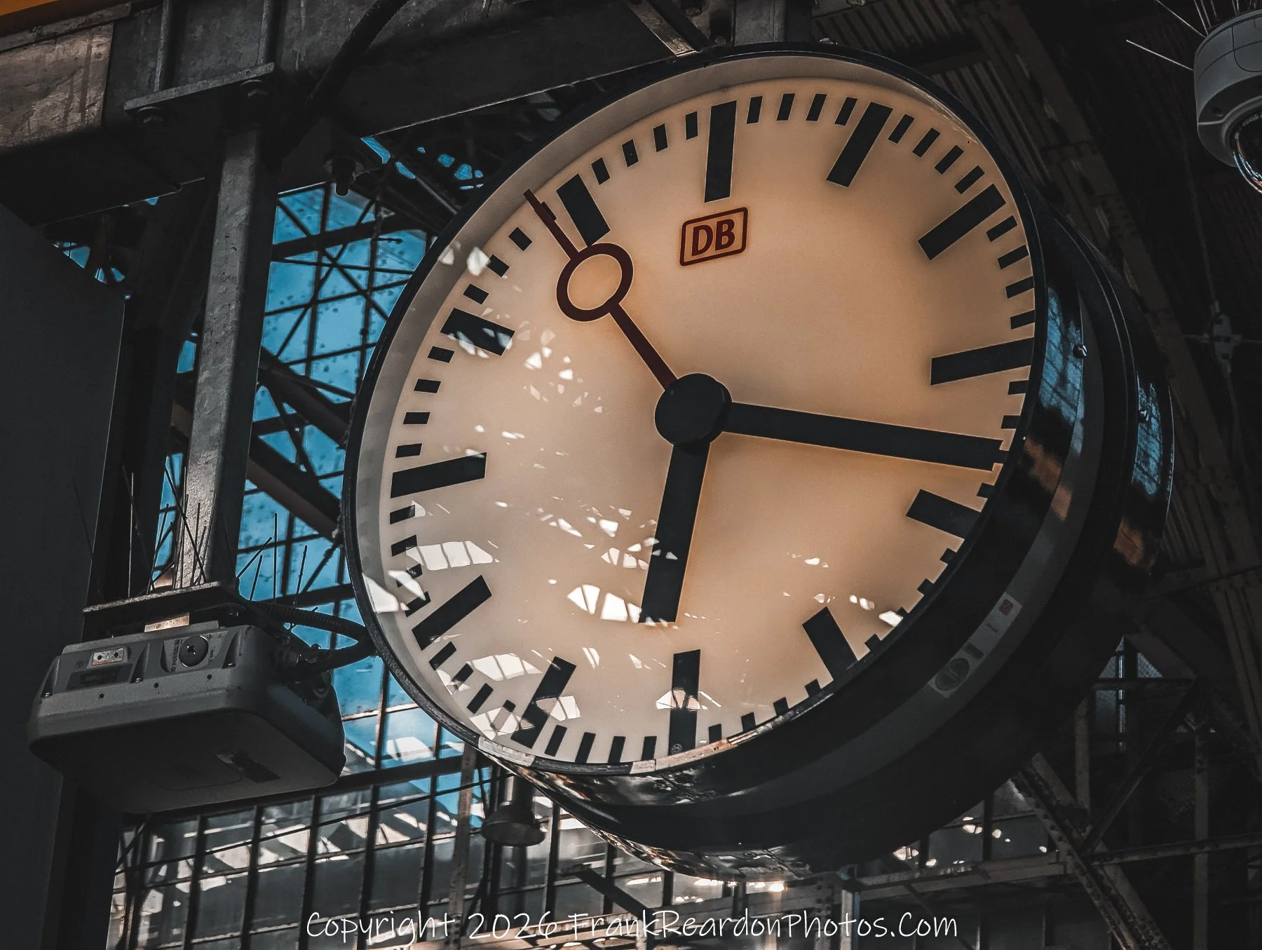 Iconic Deutsche Bahn Station Clock. 
Station Time