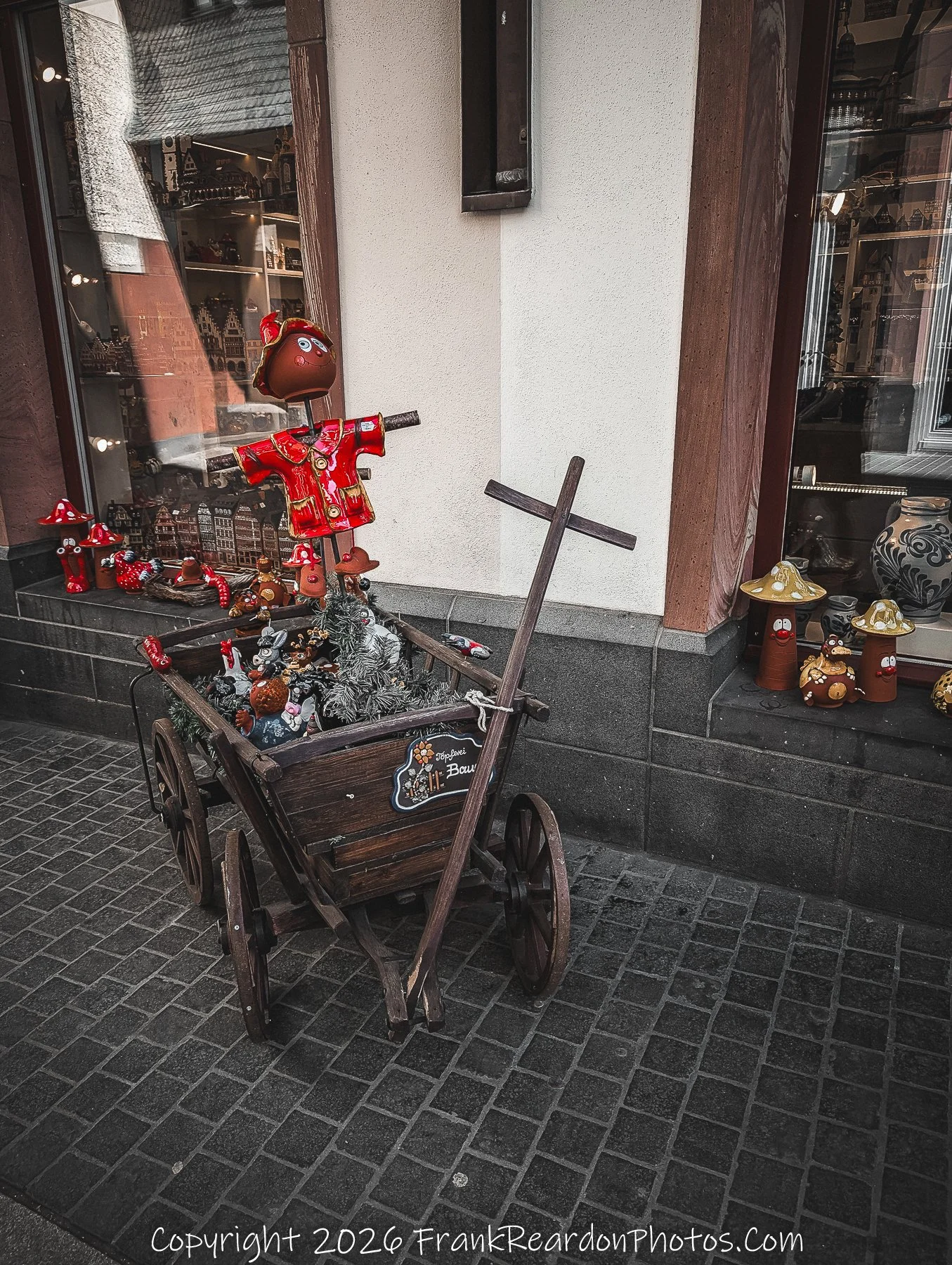 Traditional Shop Display with Wooden Cart
“Old World Craft – A Glimpse into Tradition”