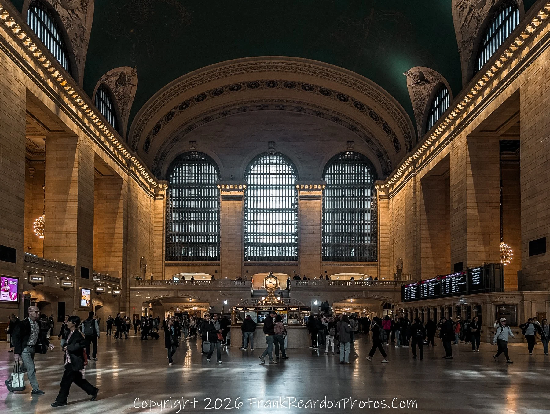 “Grand Central Concourse: Clock and Crowd”