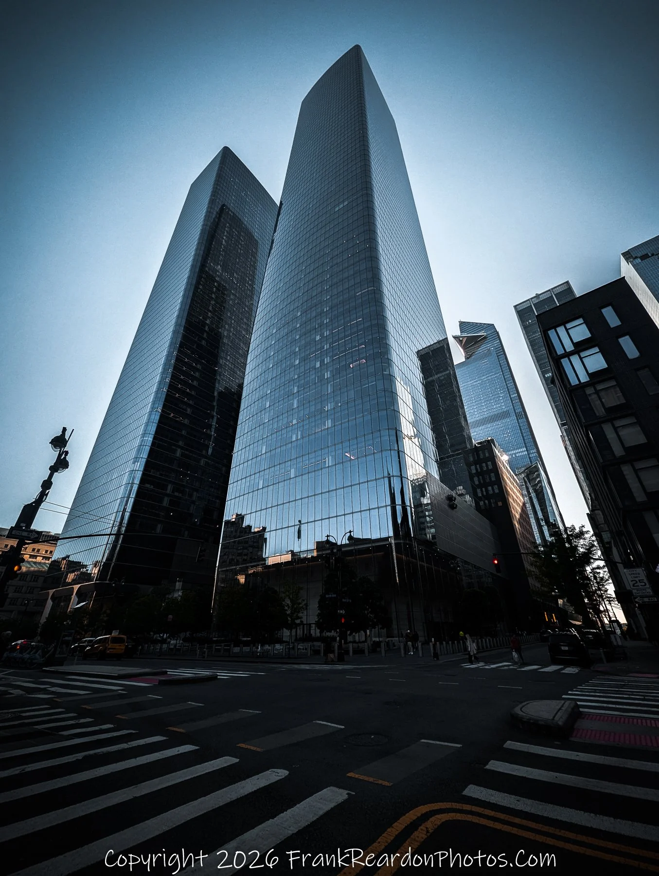 “Glass Towers at Dusk”