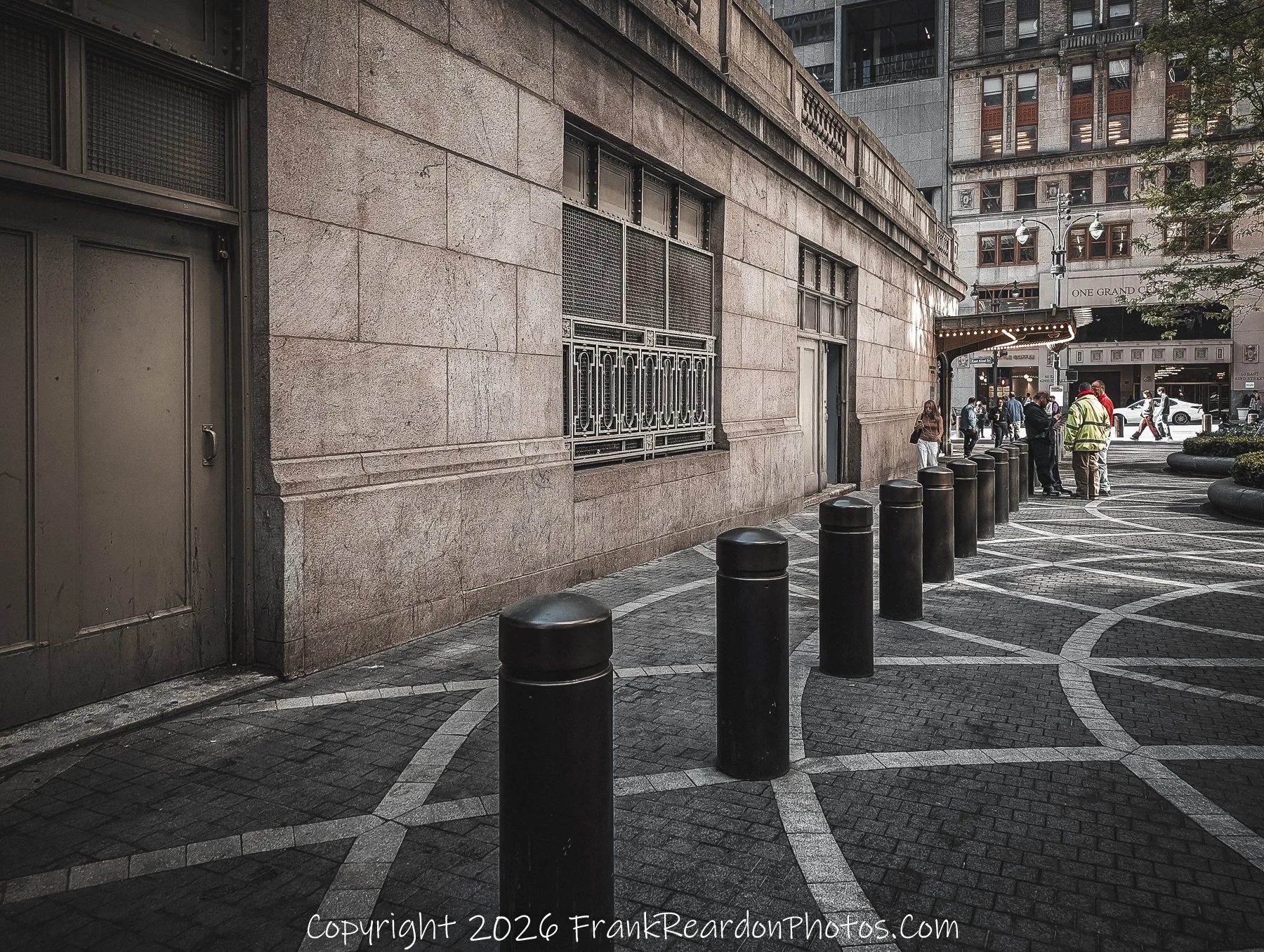 “Midtown Passage: Lines and Bollards”