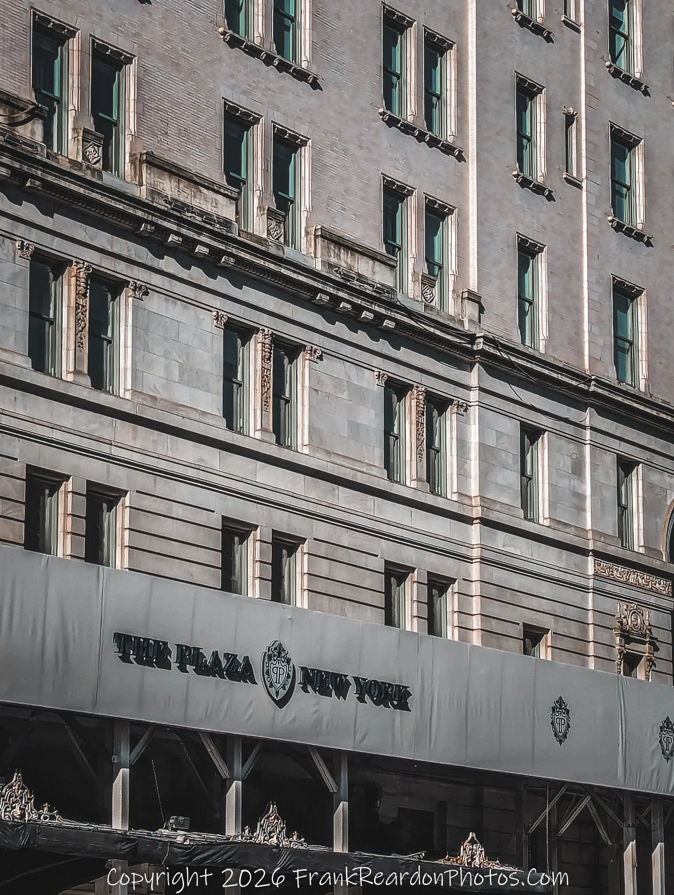 “The Plaza Facade: Lines and Light”