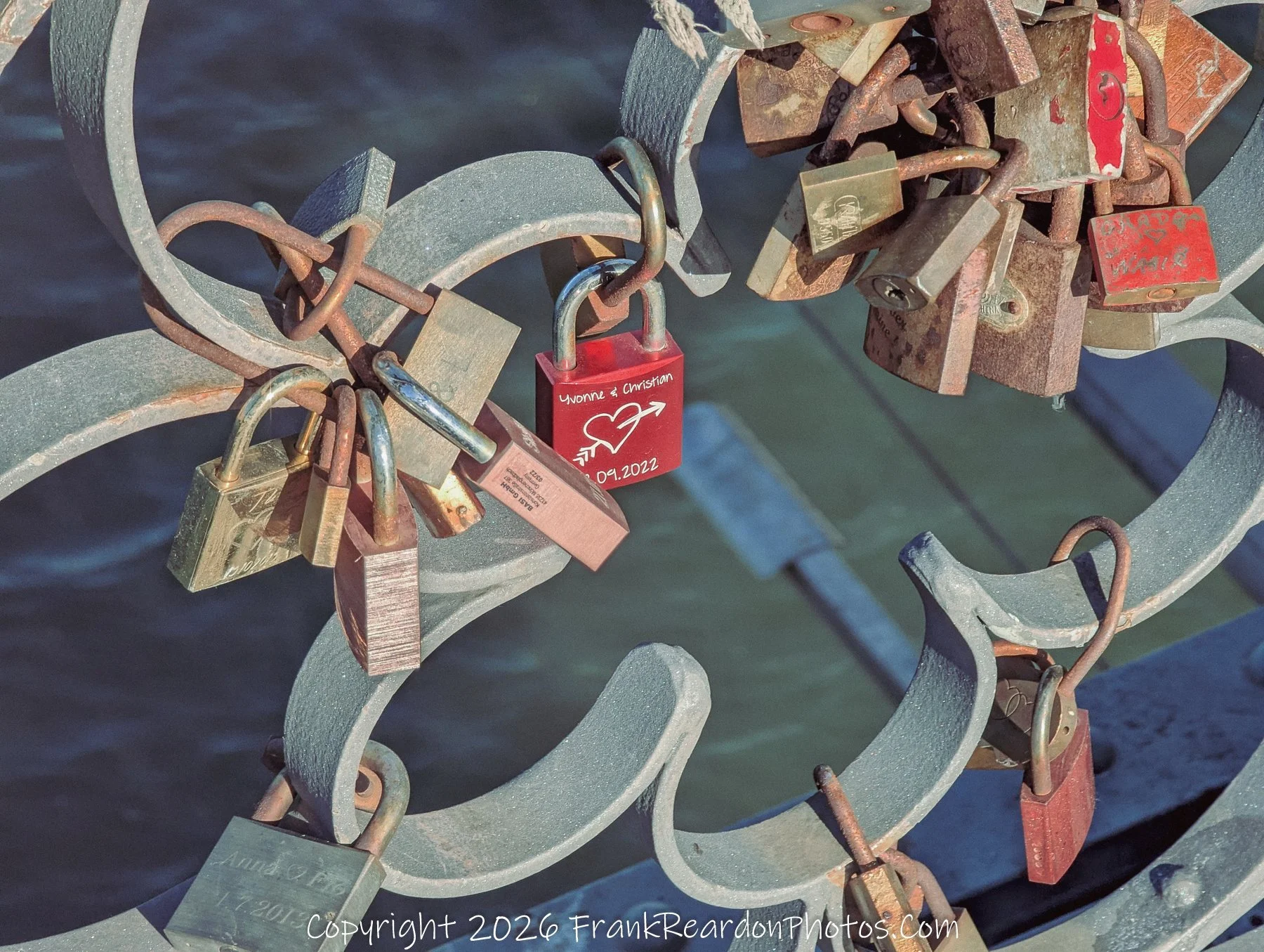 Close-Up of Love Locks on Bridge
“Sealed Promises – Love in Detail”