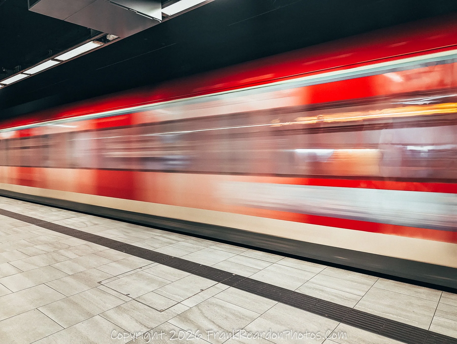 Motion Blur Train (Long Exposure)
“Velocity – Frankfurt Transit in Motion”