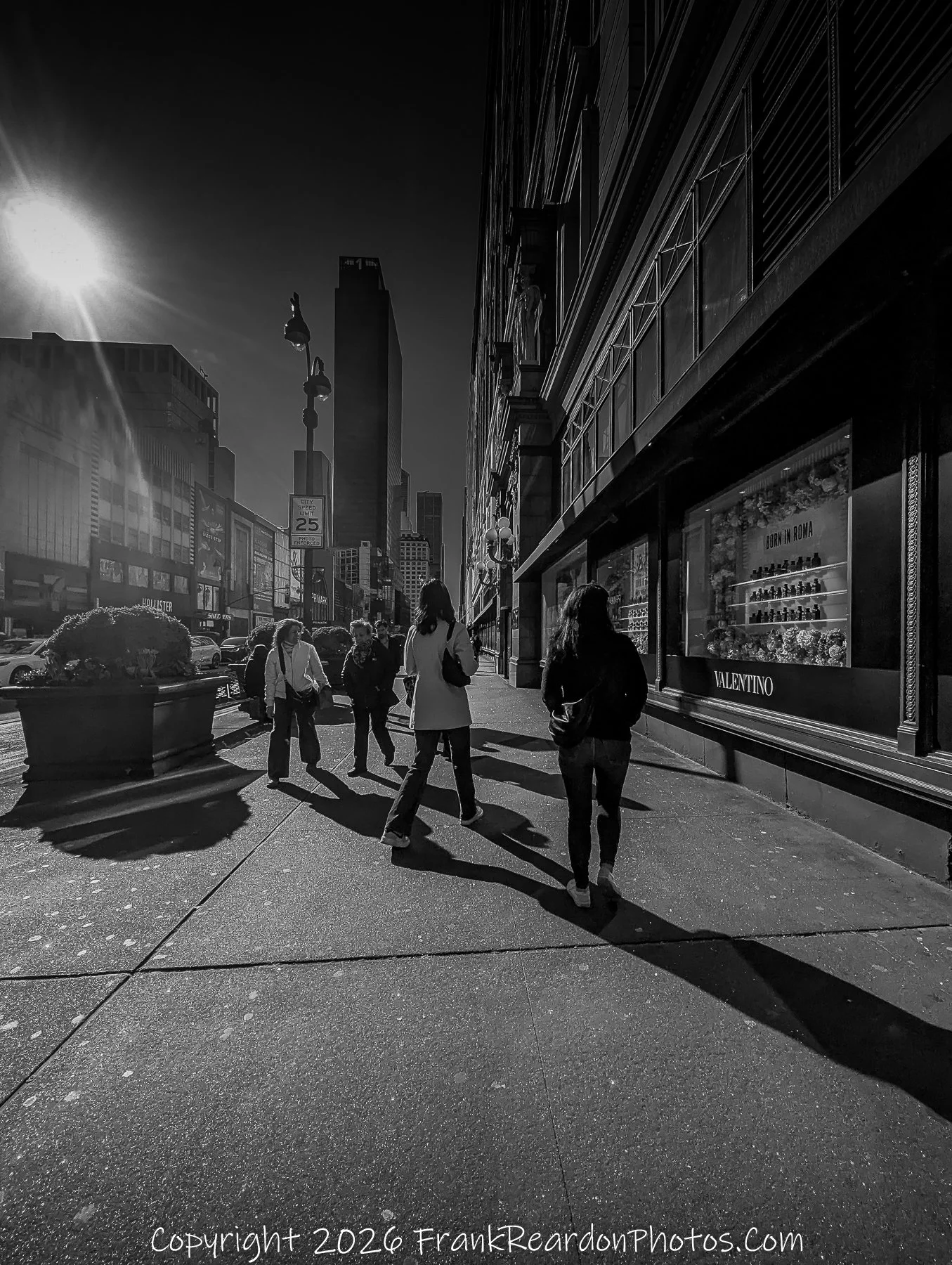 "City Shadows on Fifth Avenue”