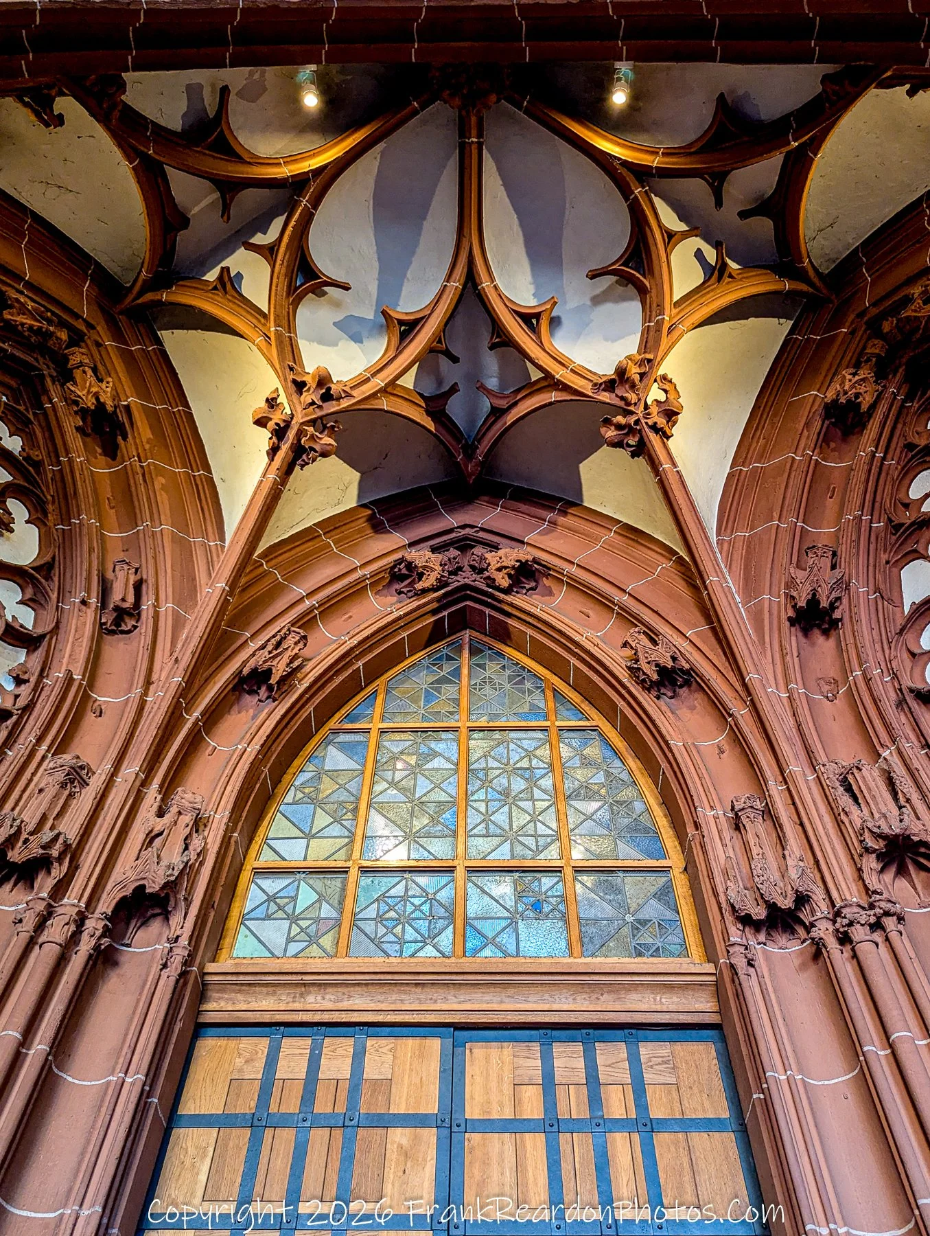 Gothic Cathedral Entryway and Tracery Detail (Frankfurt Cathedral)
“Stone and Light – Gothic Entrance Detail”