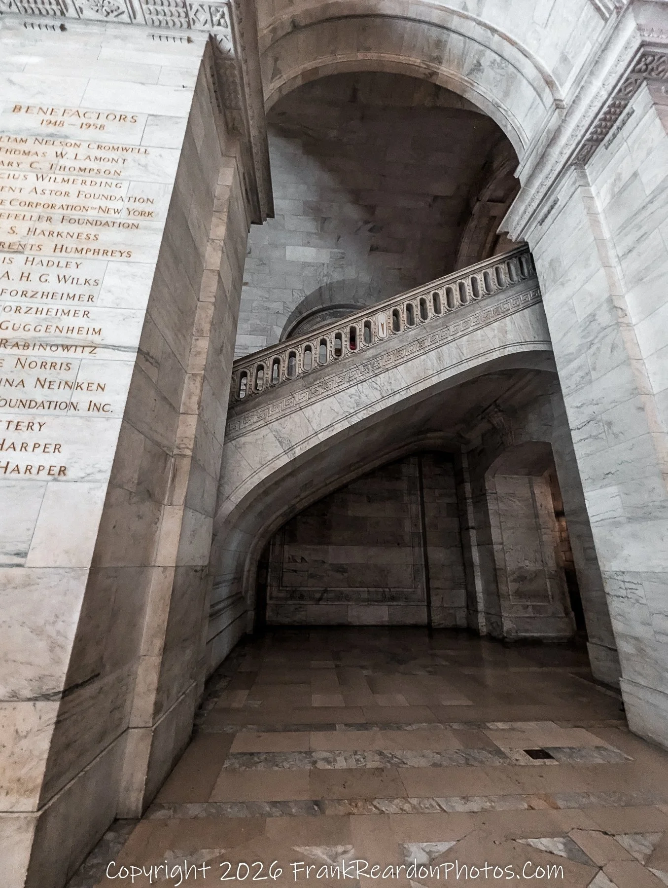 "Grand Stair Arch: Layers of Stone”