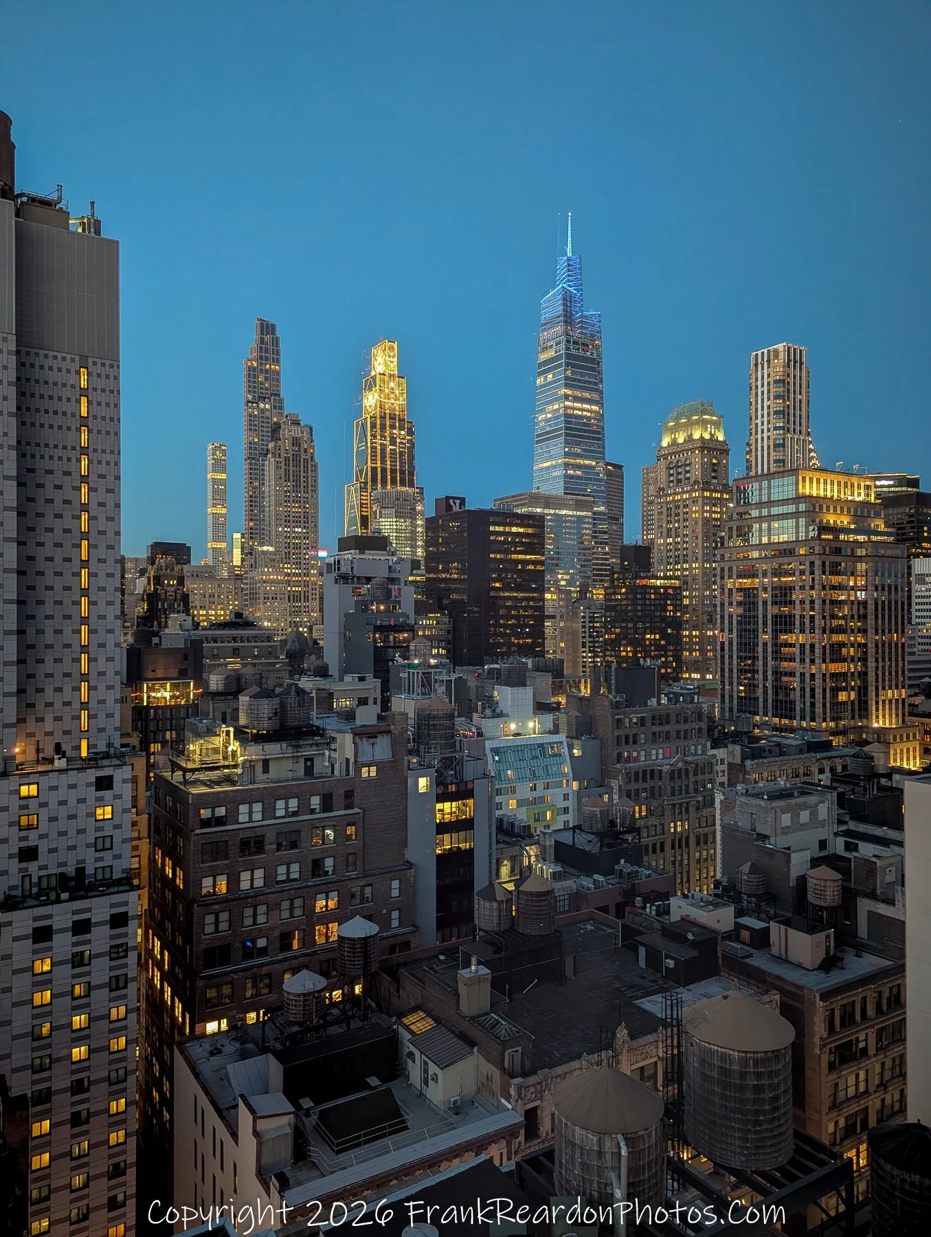 "Midtown Skyline at Blue Hour”
