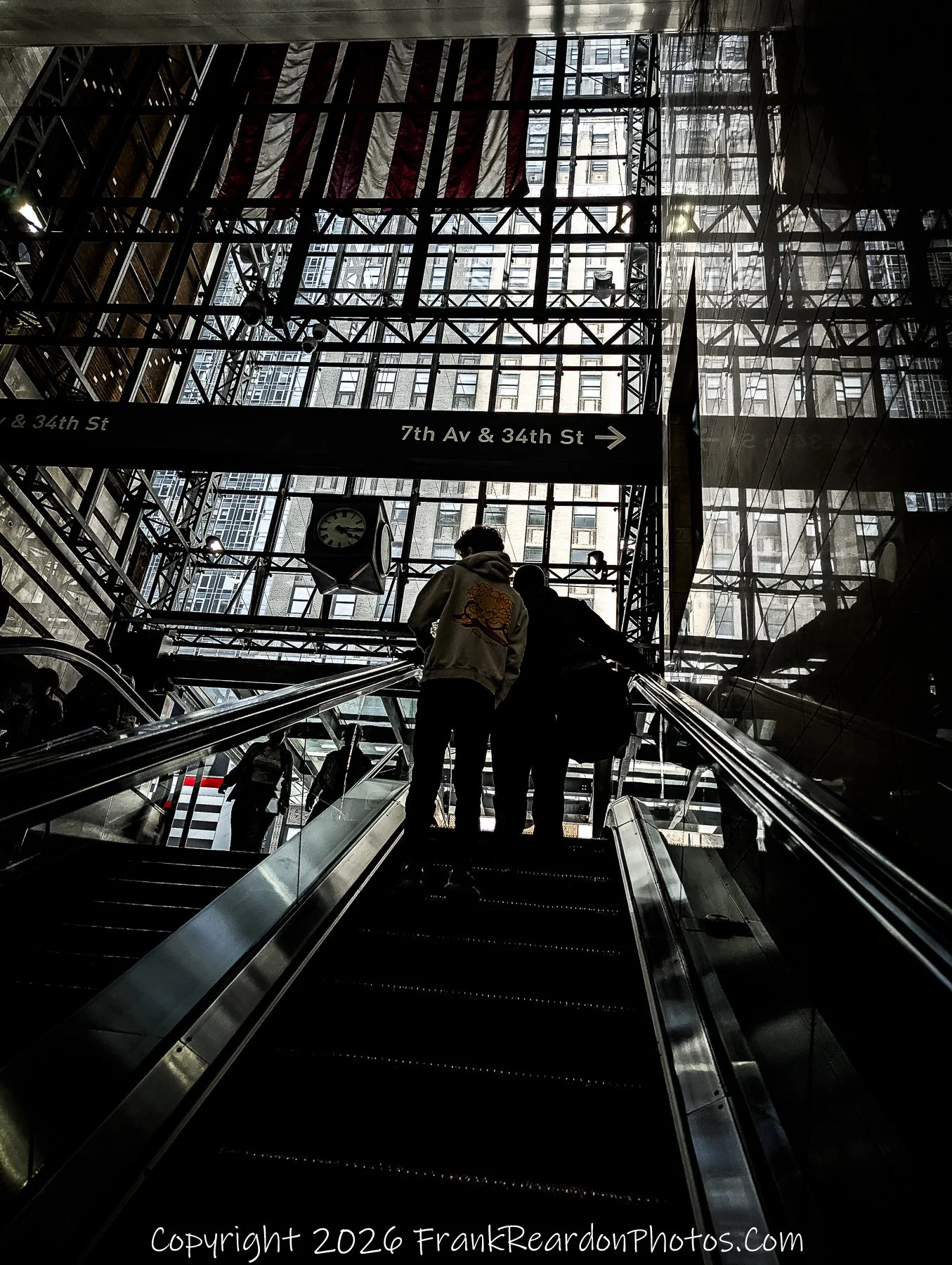 Escalator Scene (7th Ave & 34th St) “Rising Into Manhattan”