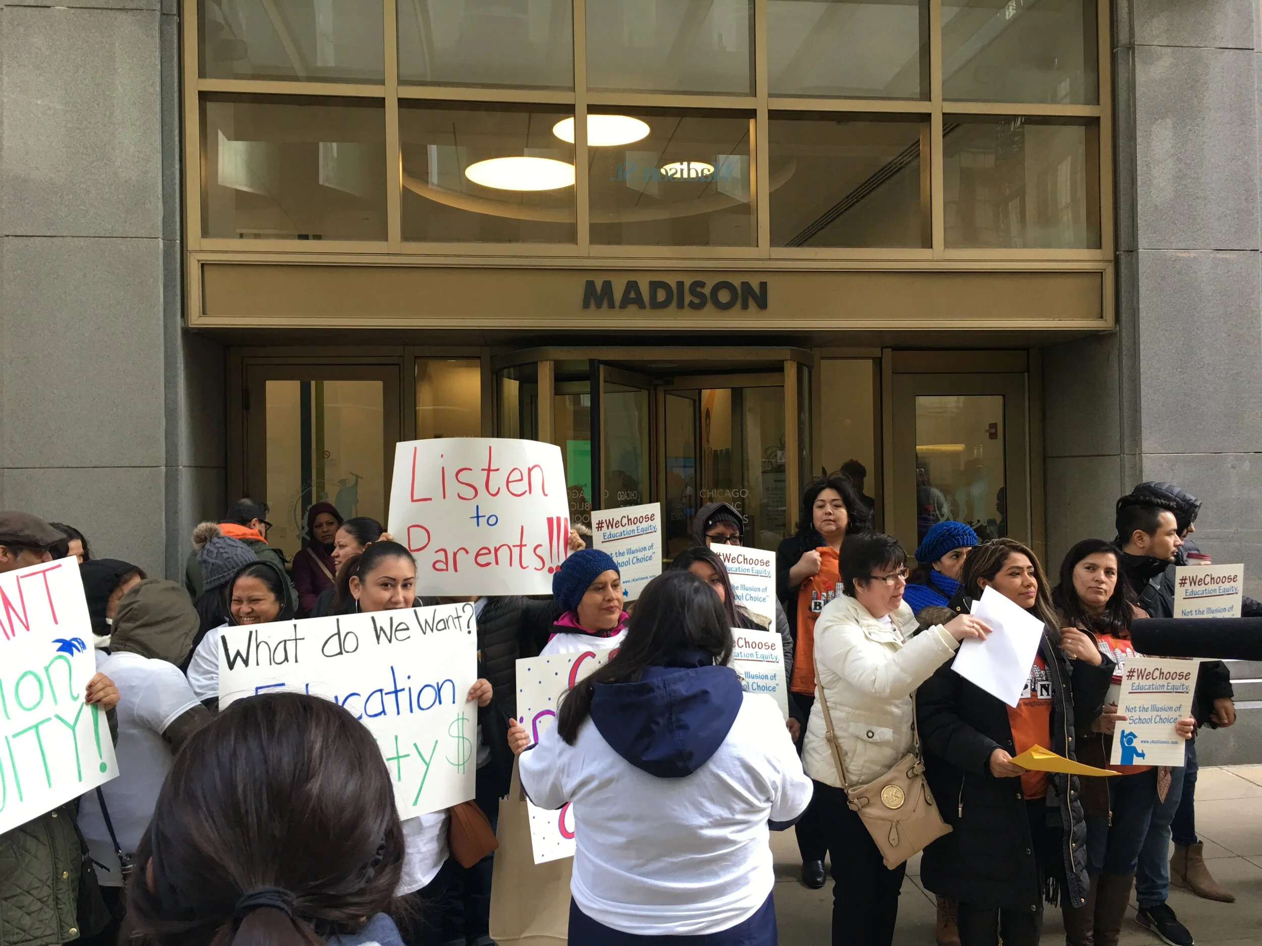 Press Conference 3.27.19 | Parents want community based equity in CPS