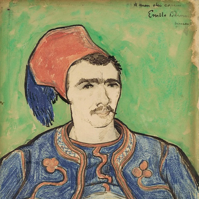 image of van gogh painting framed on wall