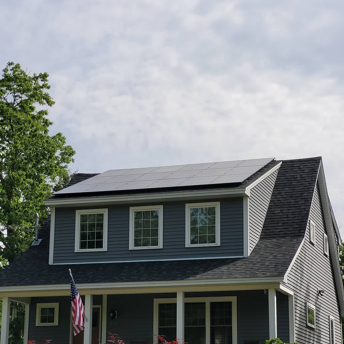 Solar powered in Maine!  We produce enough electricity in the short summer months to sustain our electrical needs year round.  I'm proud to say @cardinalpointsmedicalbilling is run on 100% solar power. 

Thank you to @revisionsolar for installing our