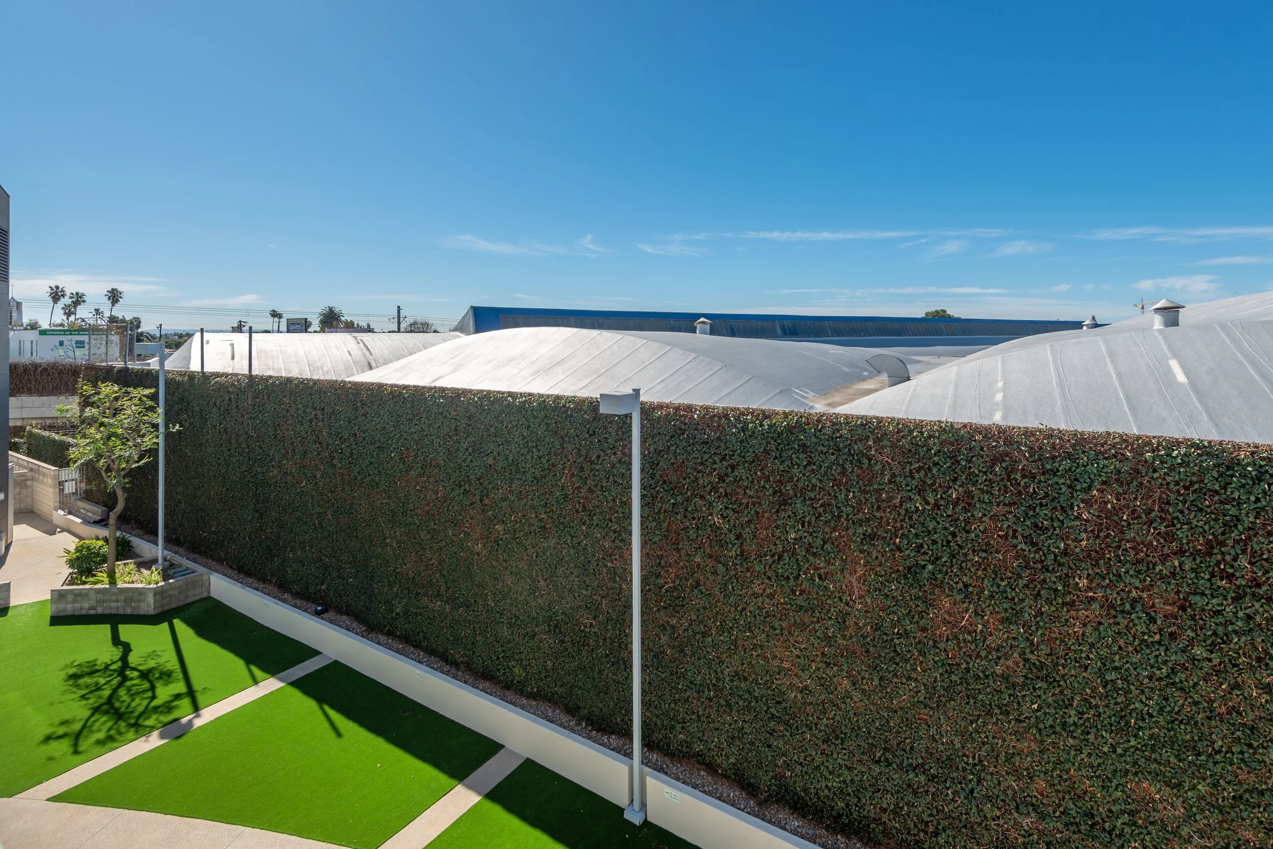 Exterior of 11500 Tennessee Ave Condos in West Los Angeles