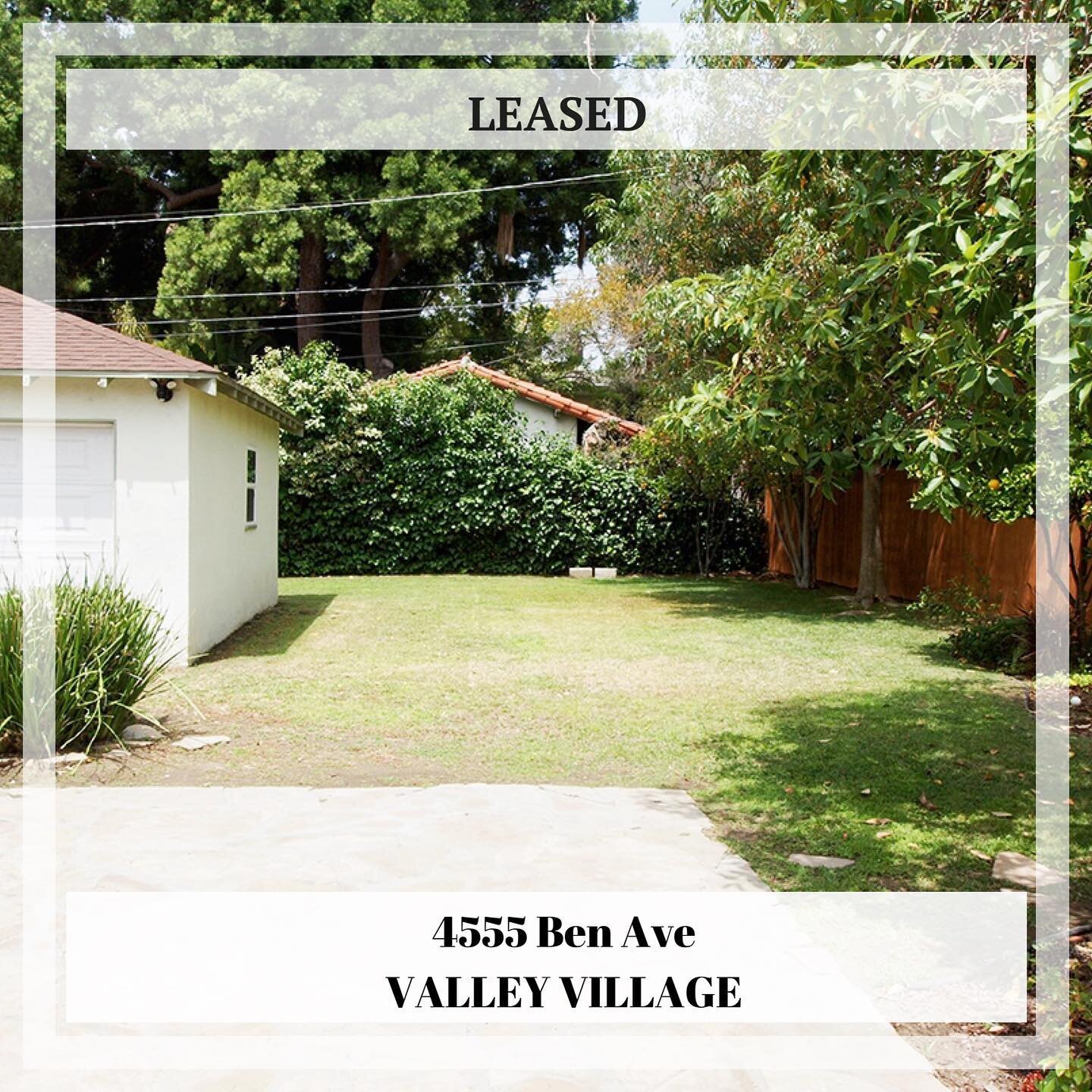 #Leased after only 1 week on the market!! 4555 Ben Ave, Valley Village - leased at $3,850 - 2 BED | 1 BA | 1,258 sf | 6,750 lot