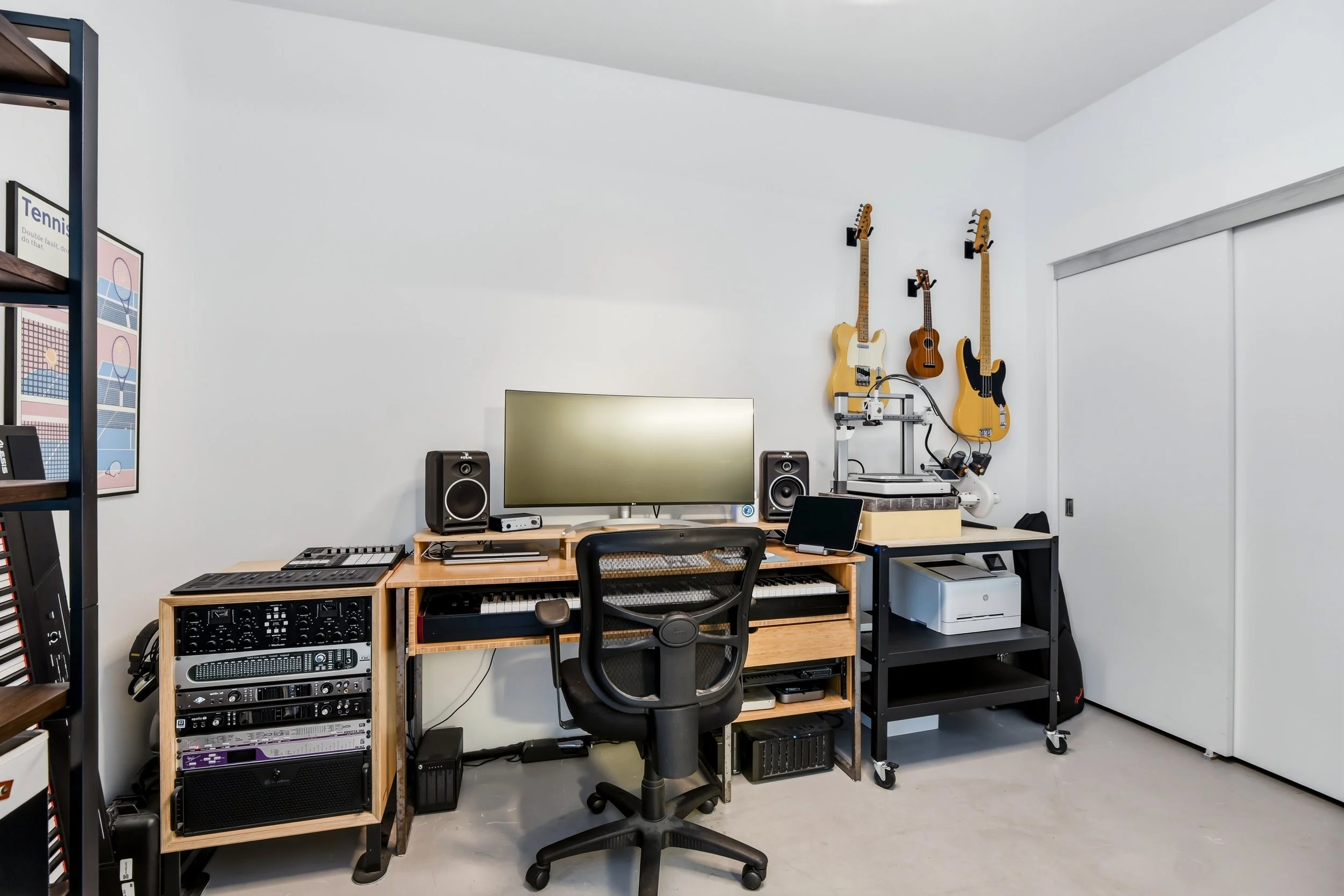 Open Concept Living Room at 11500 Tennessee Ave #324 West LA Loft