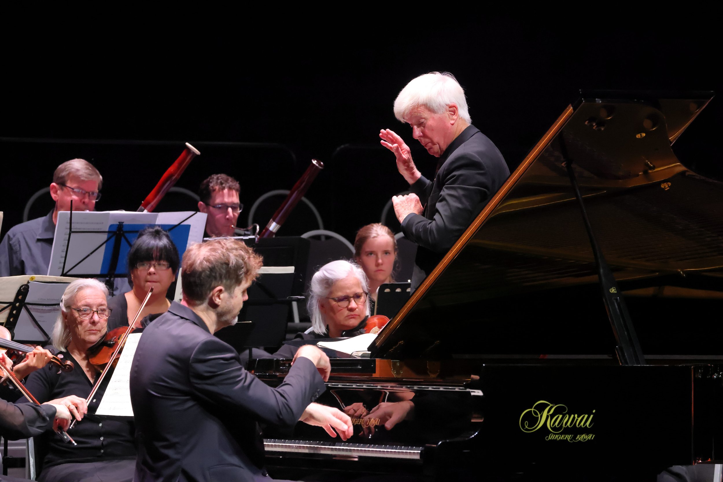 Conductor Peter Walls and Pianist Stephen De Pledge