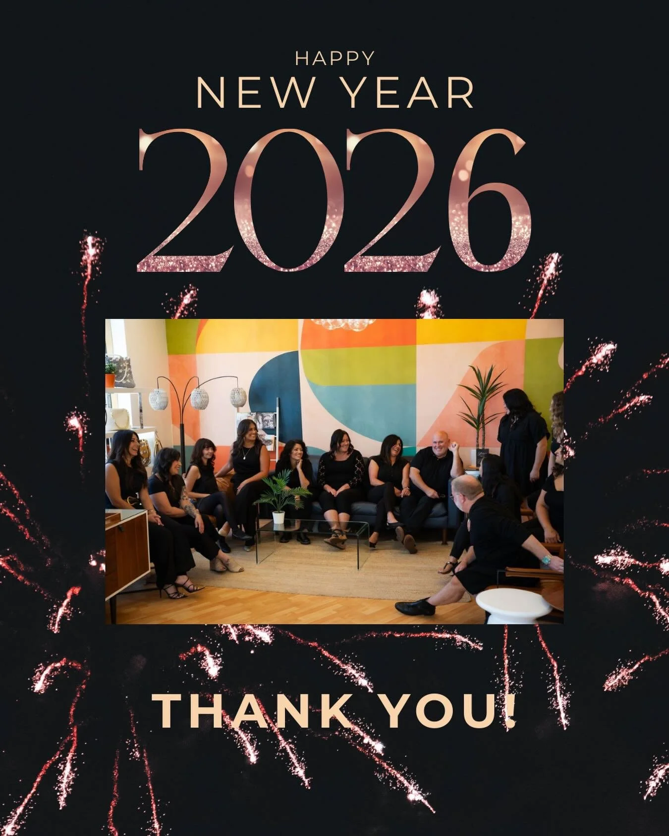 As 2025 comes to a close, we just want to say thank you. Every appointment, every conversation, every style - YOU made this year special! 

Looking forward to creating even more MAGIC in the new year! 🎉