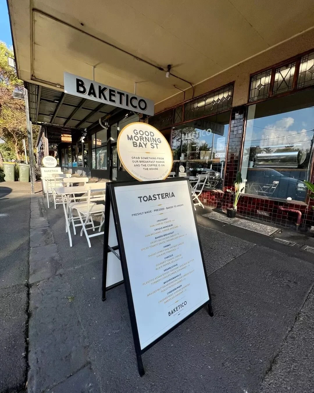 We love our little home at the start of Bay St in Port Melbourne. If you stop by before 9am and grab something for breakfast the coffee is on us!