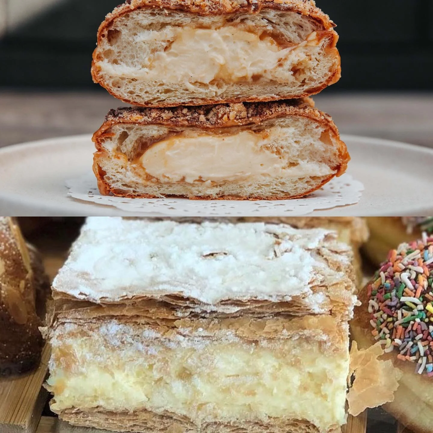Today is National Vanilla Custard Day (seems ludicrous but we&rsquo;ll play along) so drop by and grab one of these vanilla custard filled beauties 🤤 Do it for Australia! 😂👌🏼