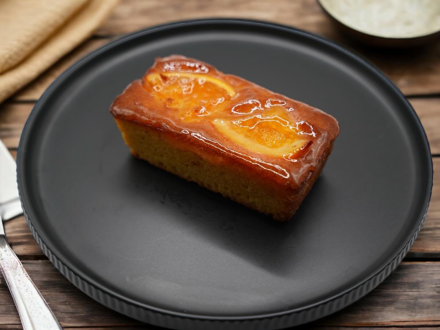 The mighty orange teacake. Add cup of tea. Perfect Friday.