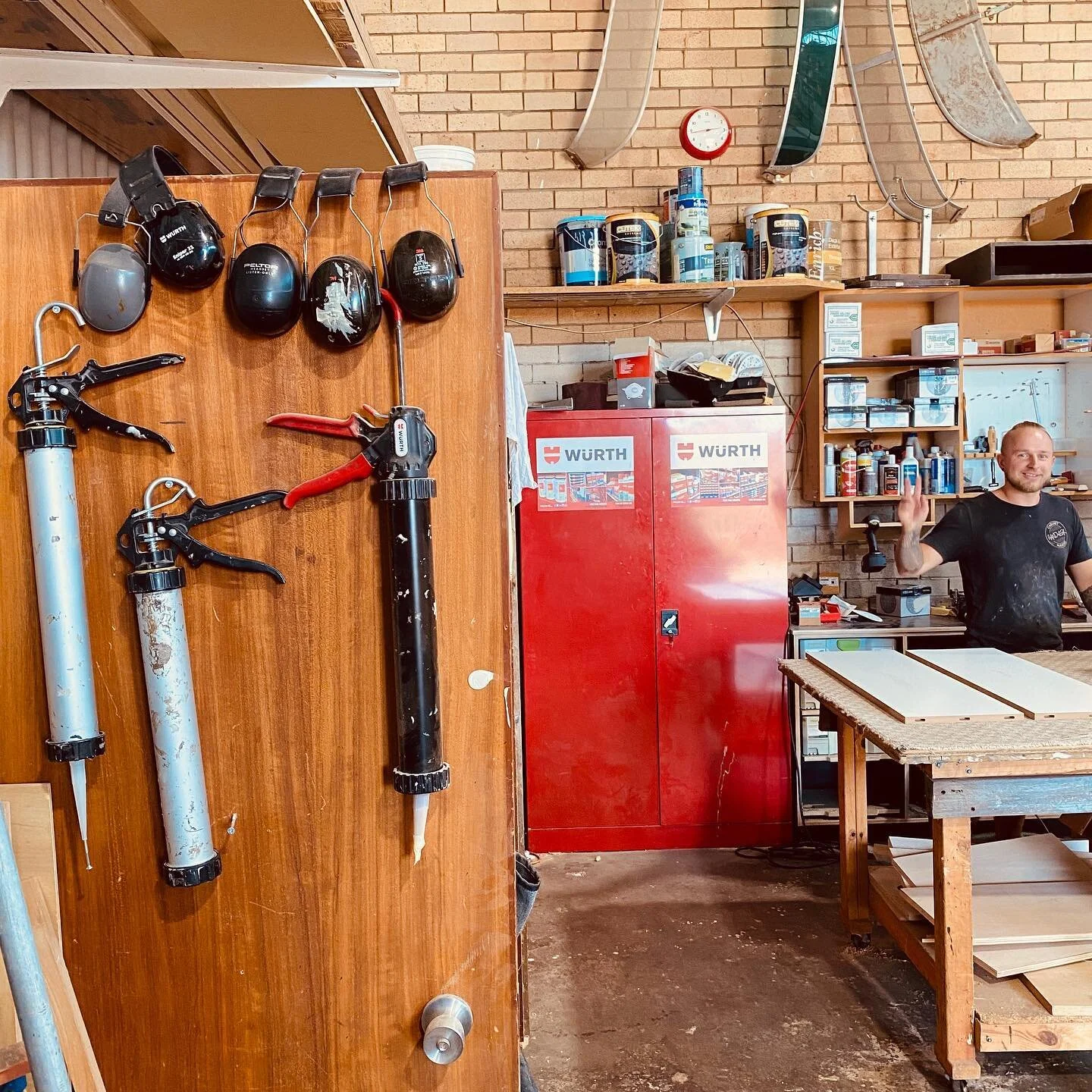 Good Morning!! We like to start early and finish late 😅 #handwerkcabinetmakers