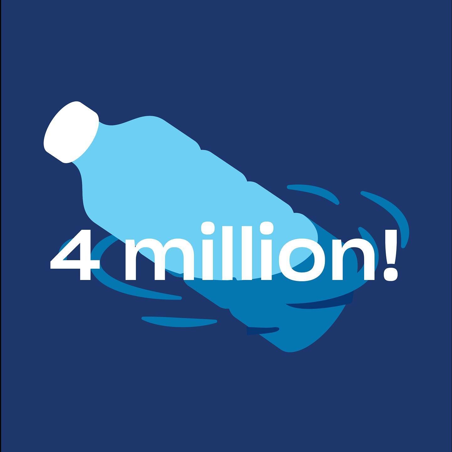 One million plastic bottles are used every minute; it took us 1,796,782 minutes to replace four million. But every year, we reduce the time it takes to replace the next million, so watch out, we're coming for you, plastic bottles!

#stopplastic #plas
