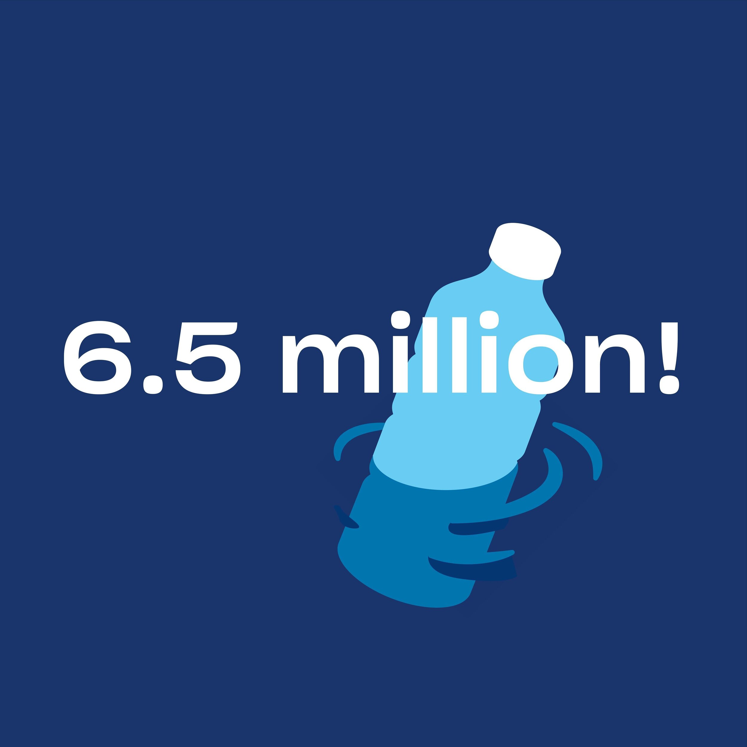 Blinked and we missed the 6 million mark! This year we&rsquo;ll be celebrating 5 years in business, and 5 years of hard work replacing pesky plastic bottles 🙌🏼