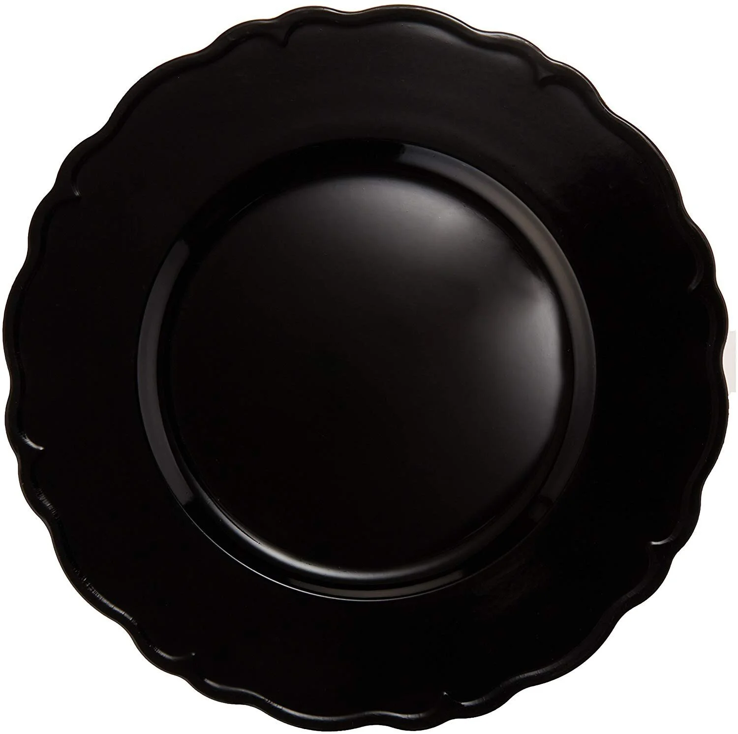 Black Acrylic Charger