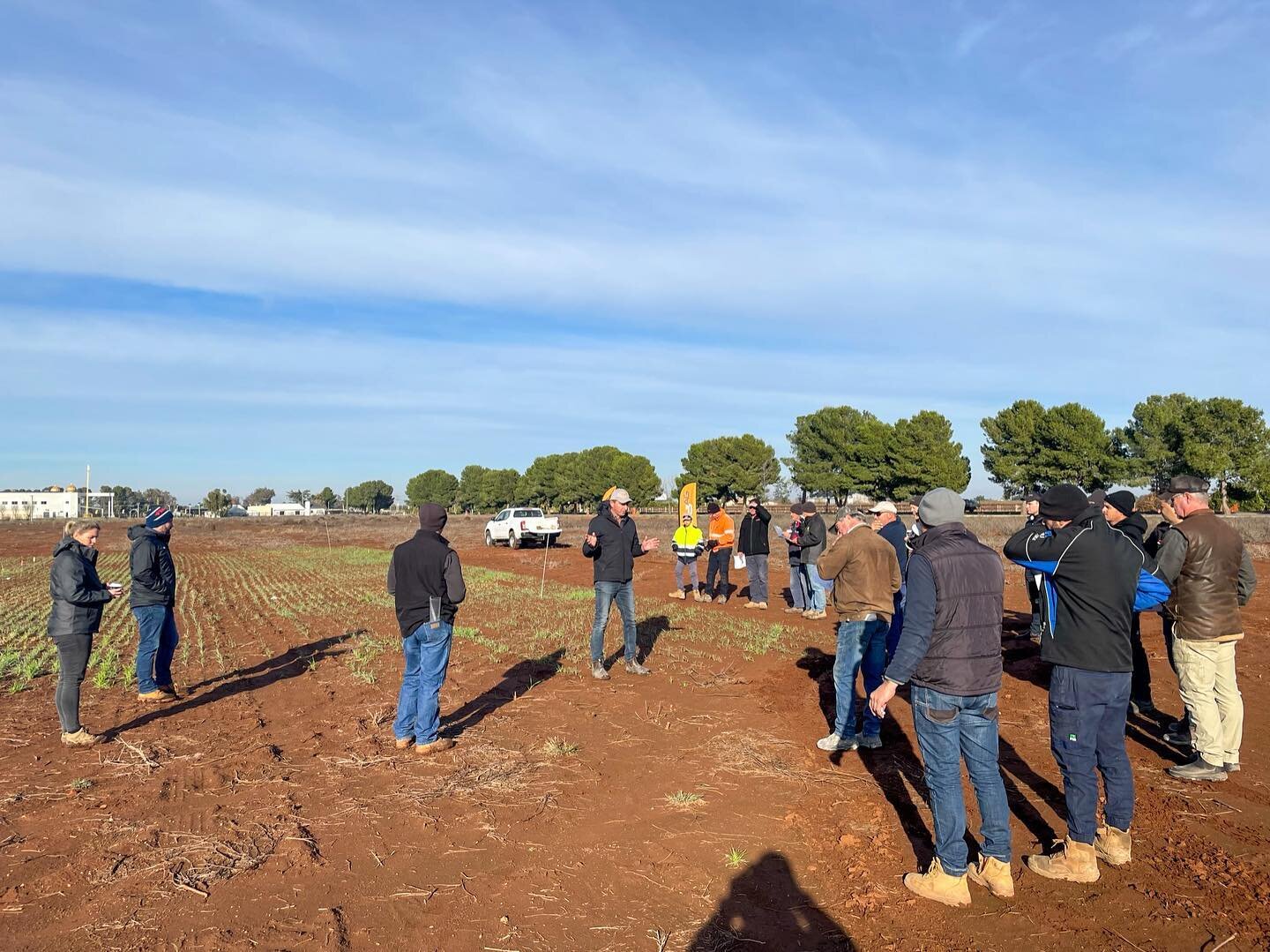 Fantastic turnout at the TerraAg x FMC, Durum wheat pre-emergent herbicide trial 🙌🏻

Shoutout to @serafin_machinery for planting equipment 

#terraag #agtrial #FMC #durumwheat #local #farming #agriculture #agribusiness #griffithnsw #riverina #river