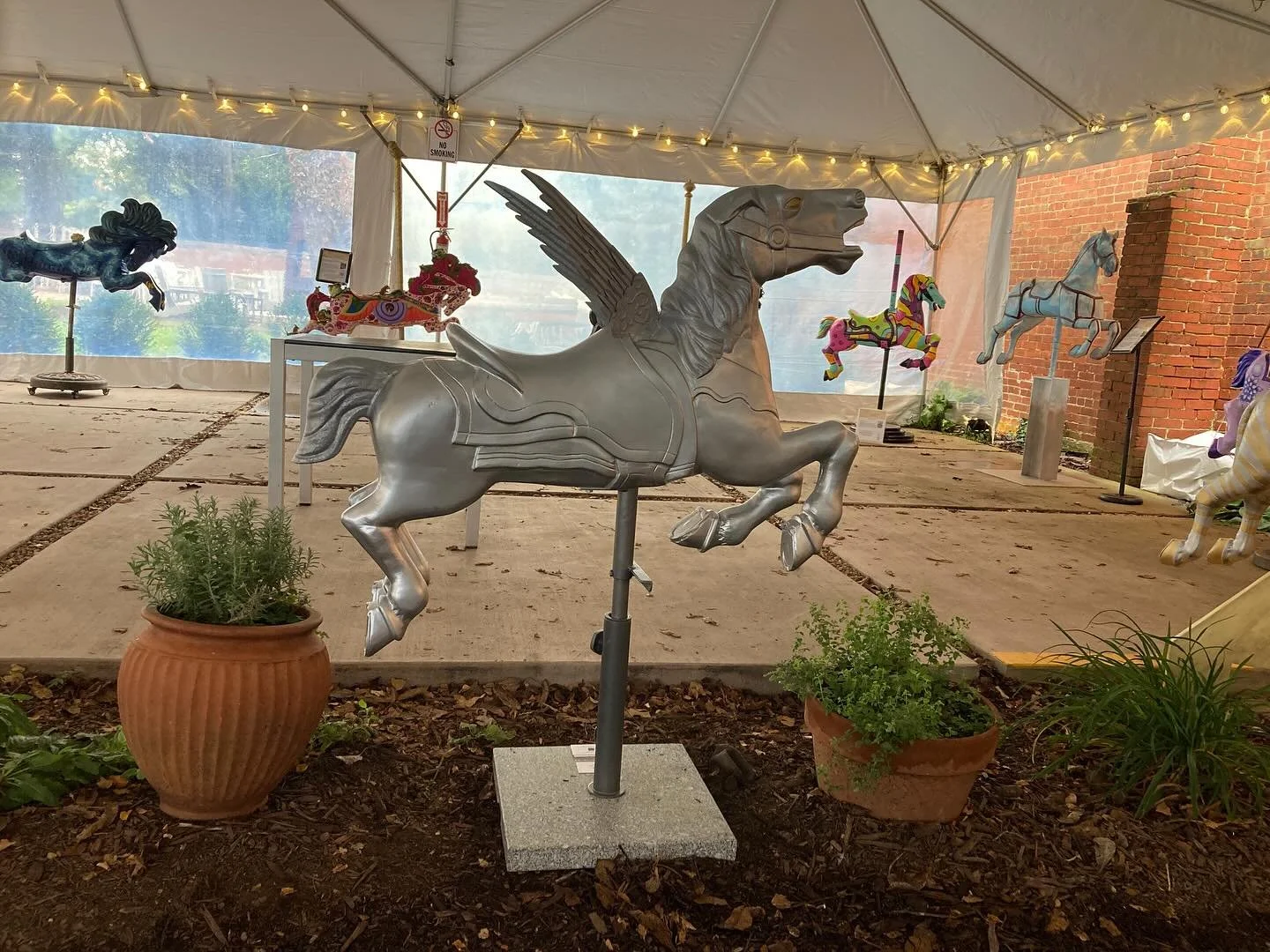 Last chance to bid on &ldquo;High Ho, Silver!&rdquo; &mdash; Auction goes live this evening at Frederick Arts Council&rsquo;s Cocktails and Carousels event 5:30 - 8:30 pm at 7th Sister. #frederickartscouncil #frederickkeys @frederickartscouncil_offic