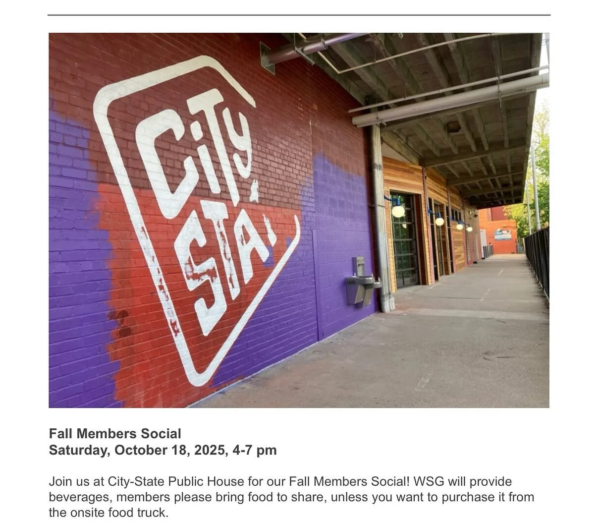 Washington Sculptors Group Fall Members Social at City-State Public House #washingtonsculptorsgroup @washingtonsculptors #citystatepublichouse