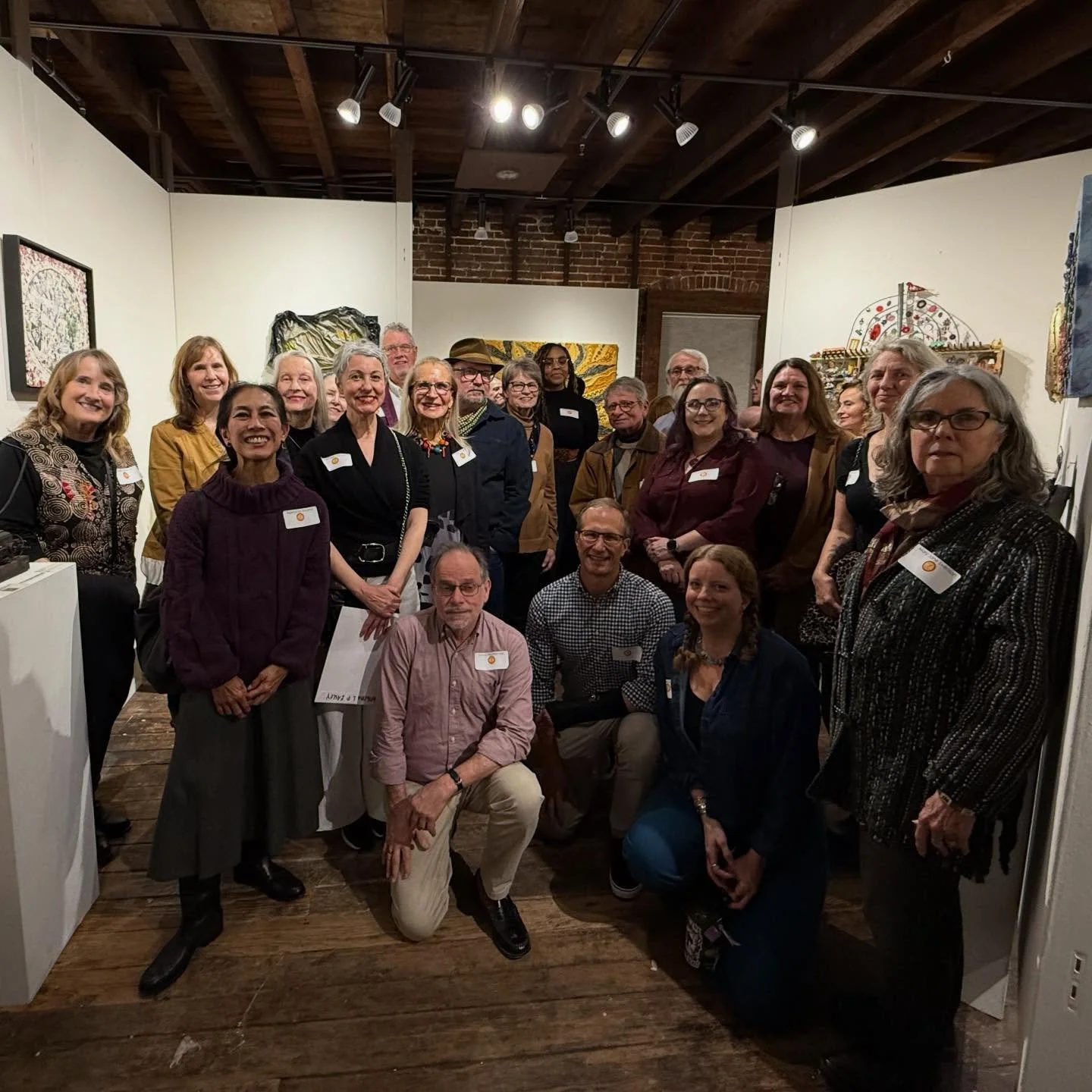 Artists at the closing reception for the Maryland Federation of Art&rsquo;s juried exhibition Transformed at the Circle Gallery in Annapolis. #mdfedart #washingtonsculptorsgroup @mdfedart @washingtonsculptors