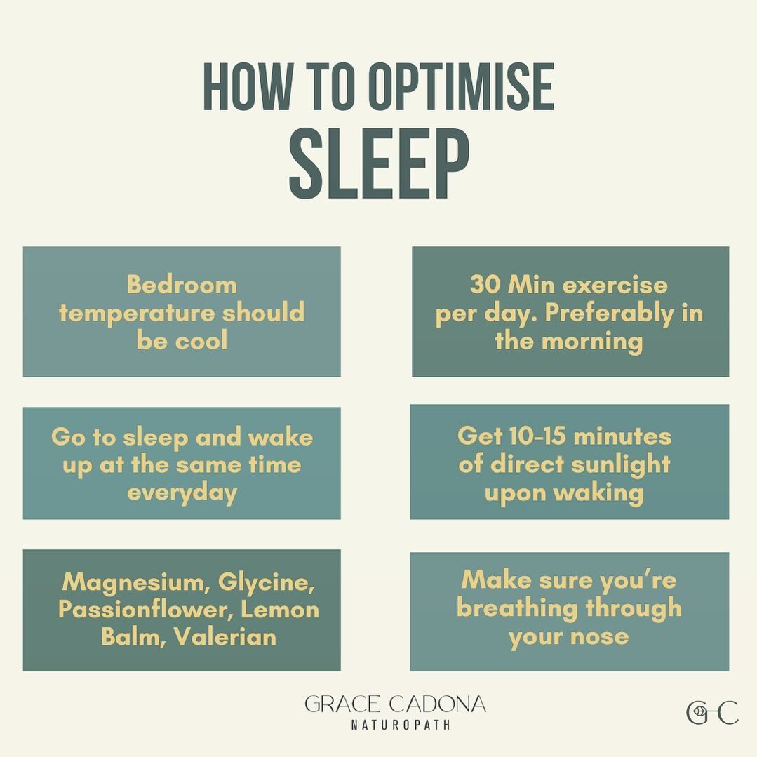 National Sleep Awareness Month! Here&rsquo;s some great tips on how to improve and optimise your sleep! 😴💤🥱

Sleep is one of my favourite things to treat in clinical practice as there&rsquo;s so many different aspects to look at. But also the resu